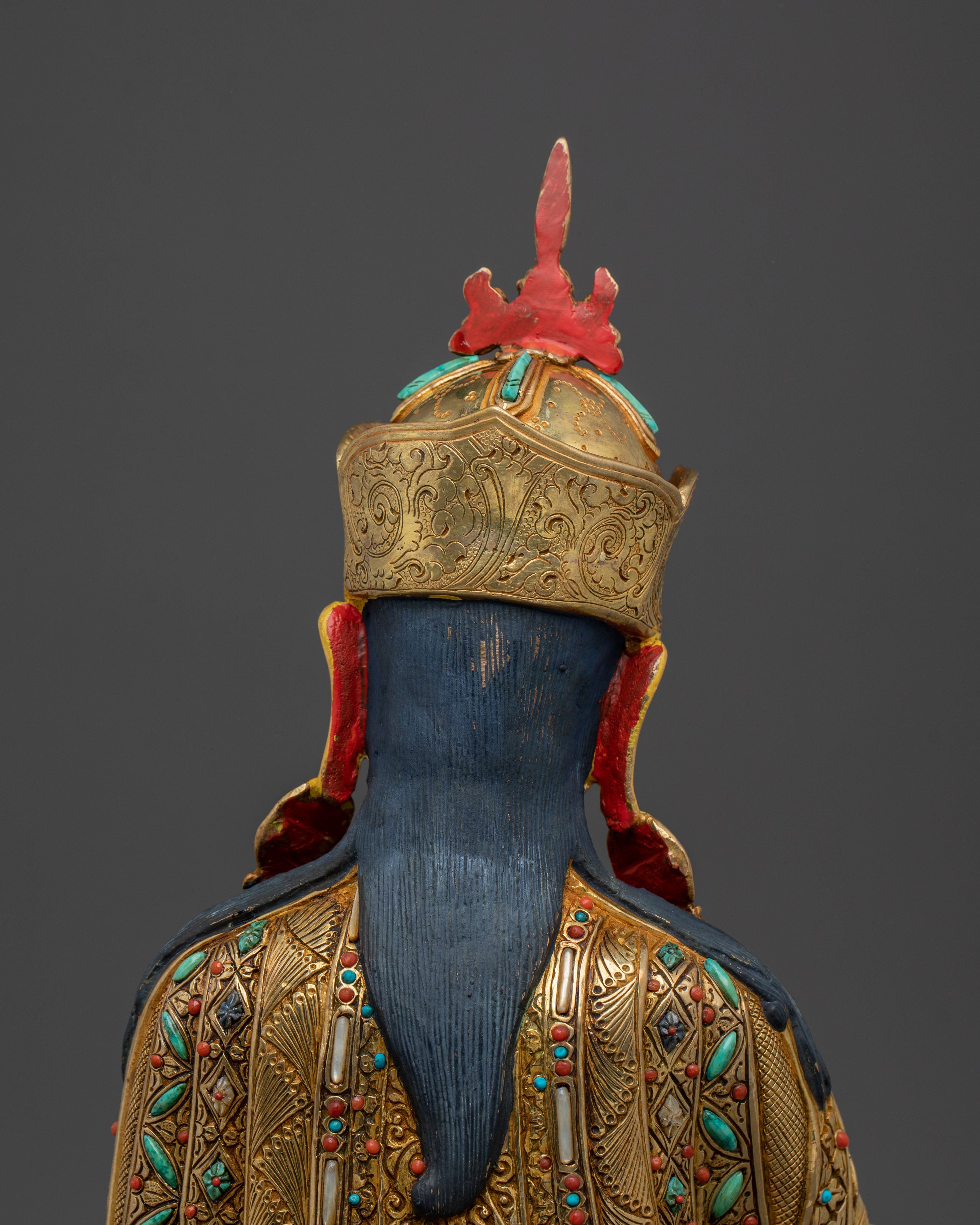 Traditional Handmade Tibetan Guru Rinpoche Statue