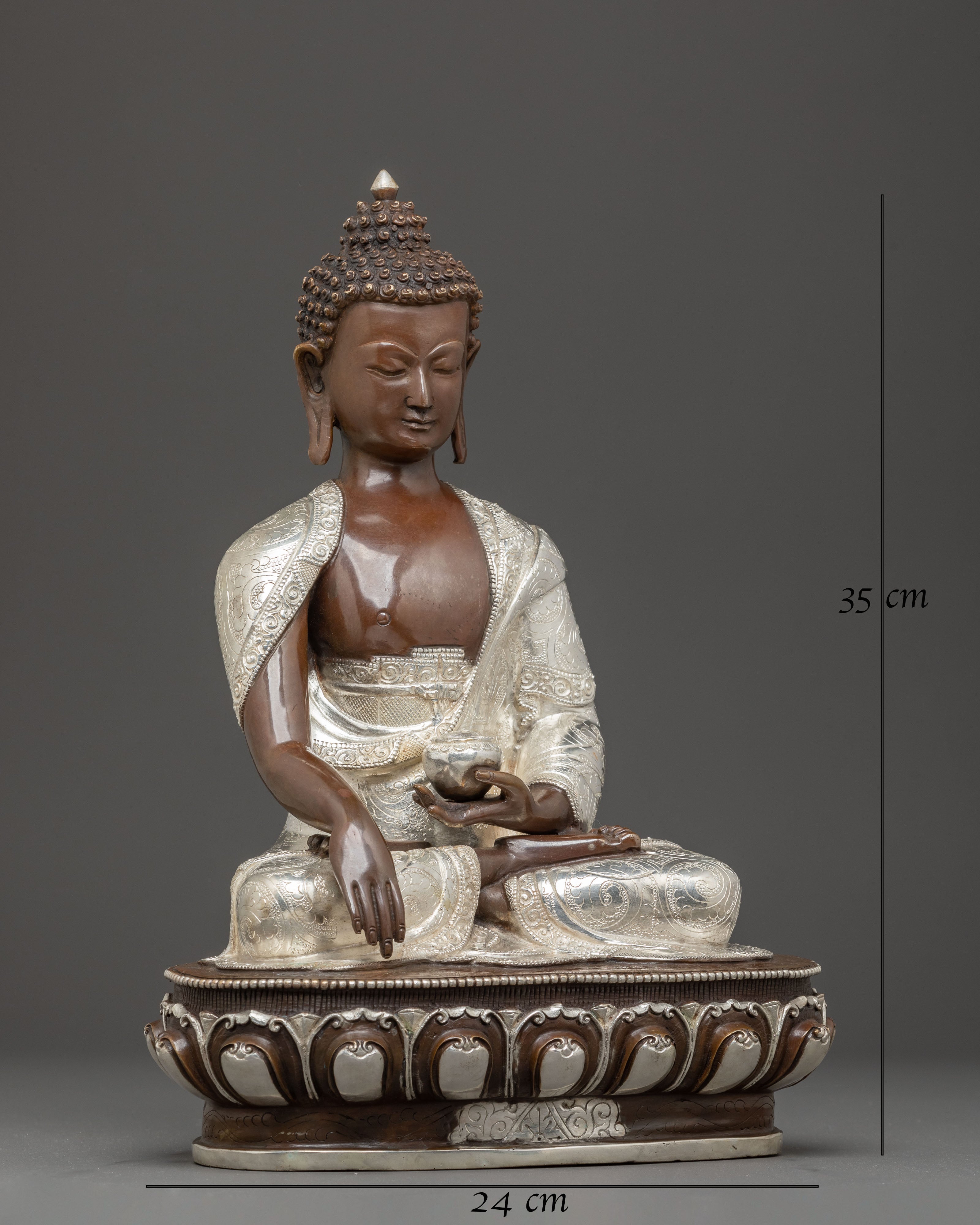Shakyamuni Buddha Copper Handmade Statue