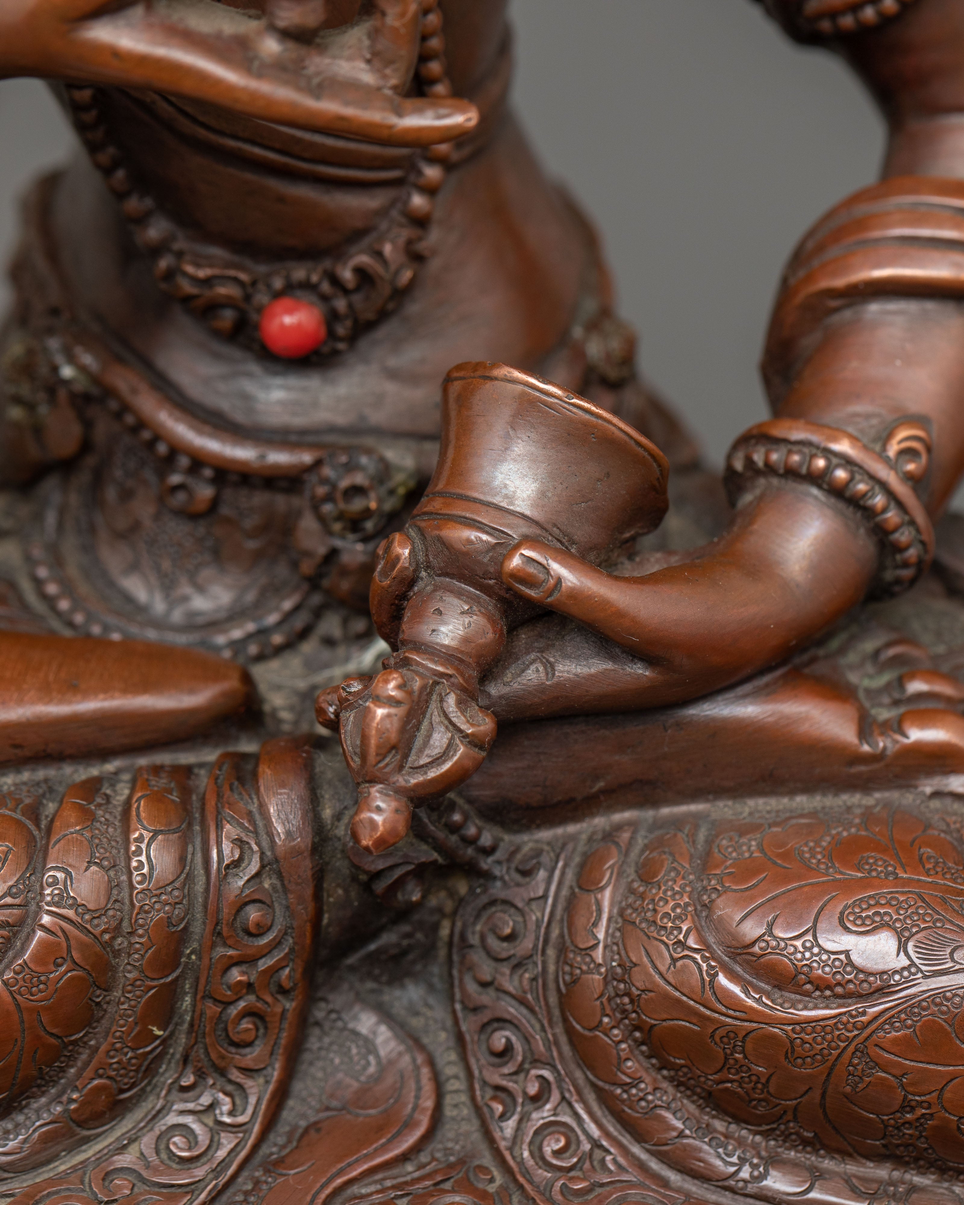 Handmade Buddhist Vajrasattva Statue | Meditation and Altar Decor