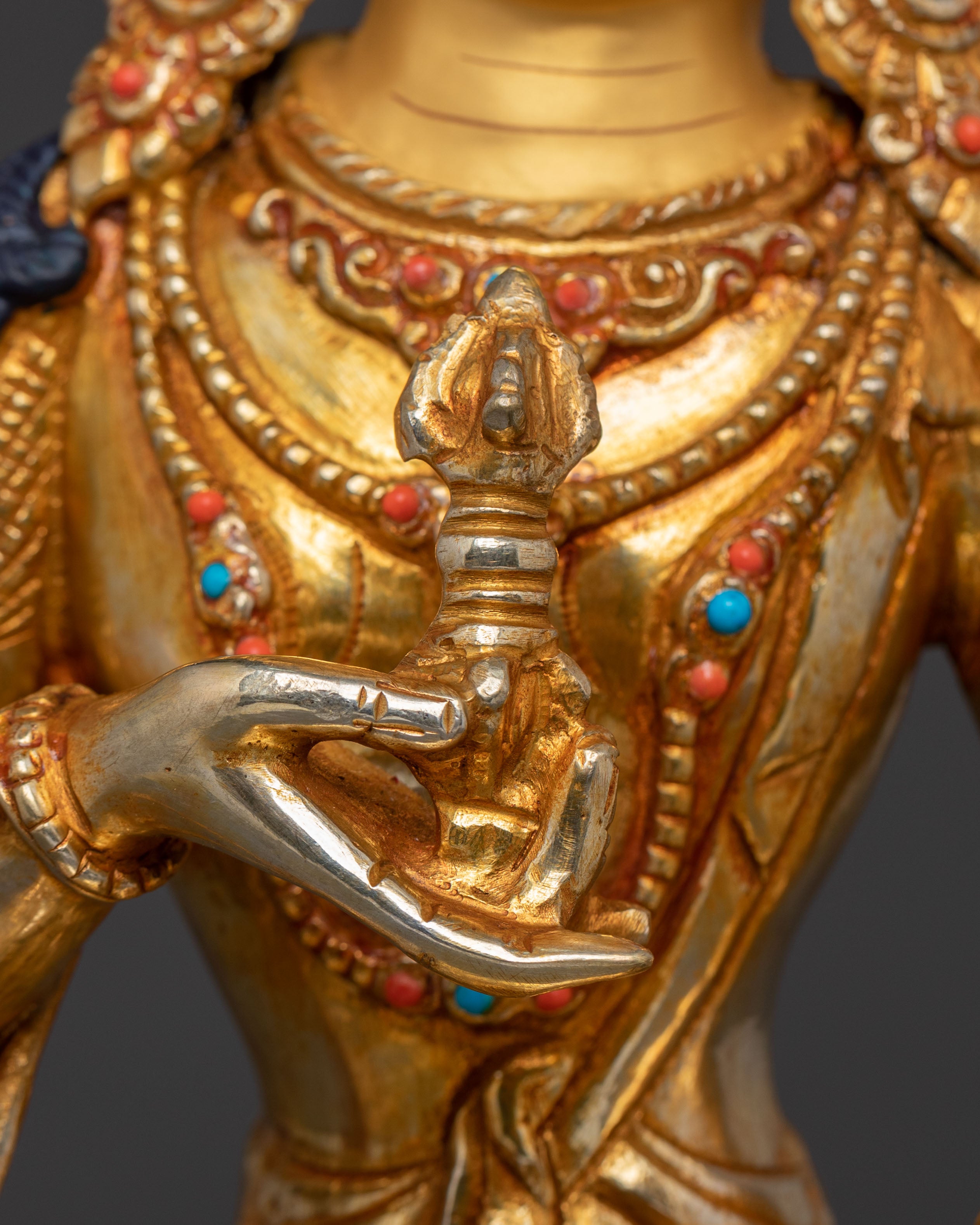 Vajrasattva Statue Purifier of Negative Karma | Tibetan Buddhist Decor