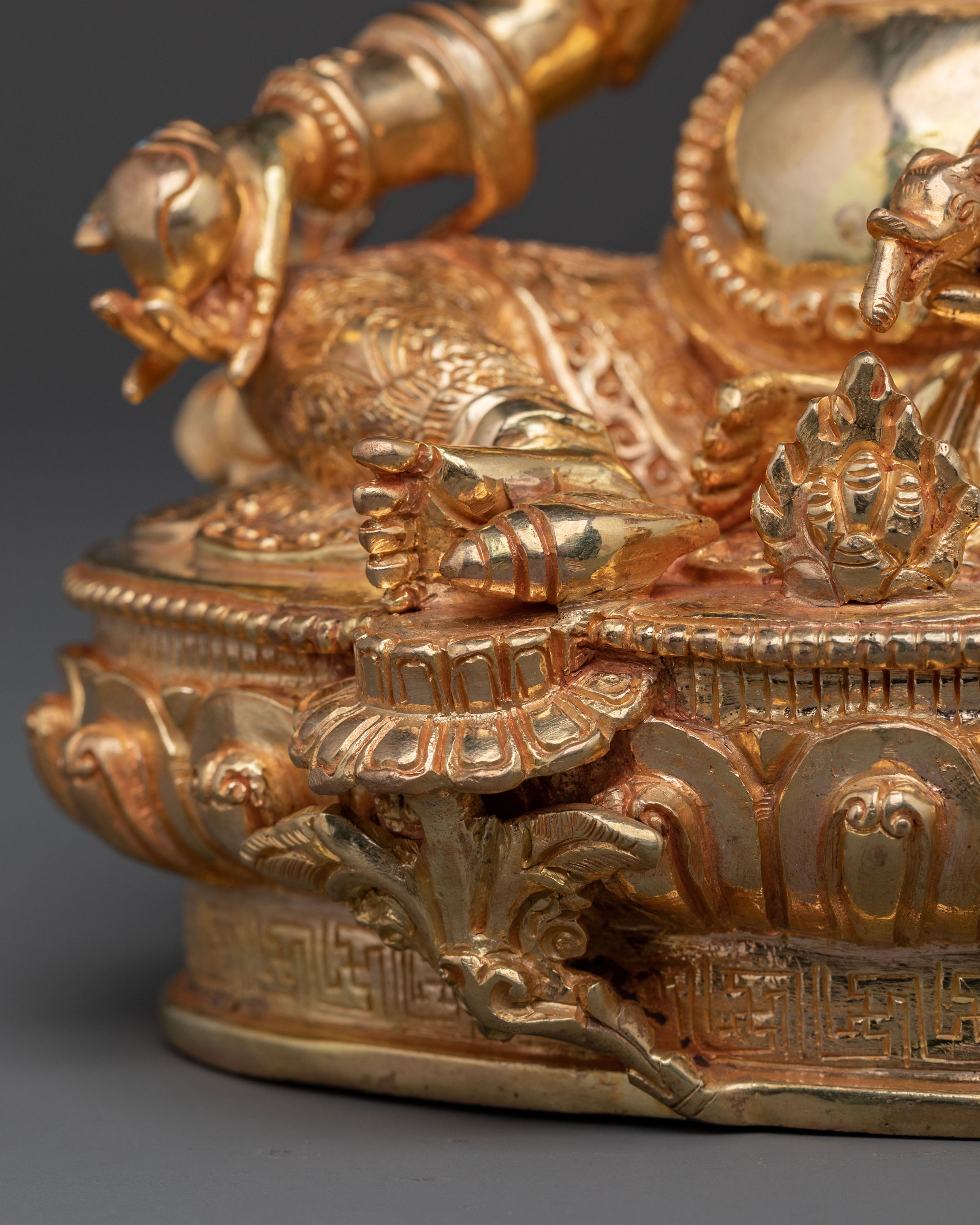 Dzambhala Sacred Statue | Wealth Deity