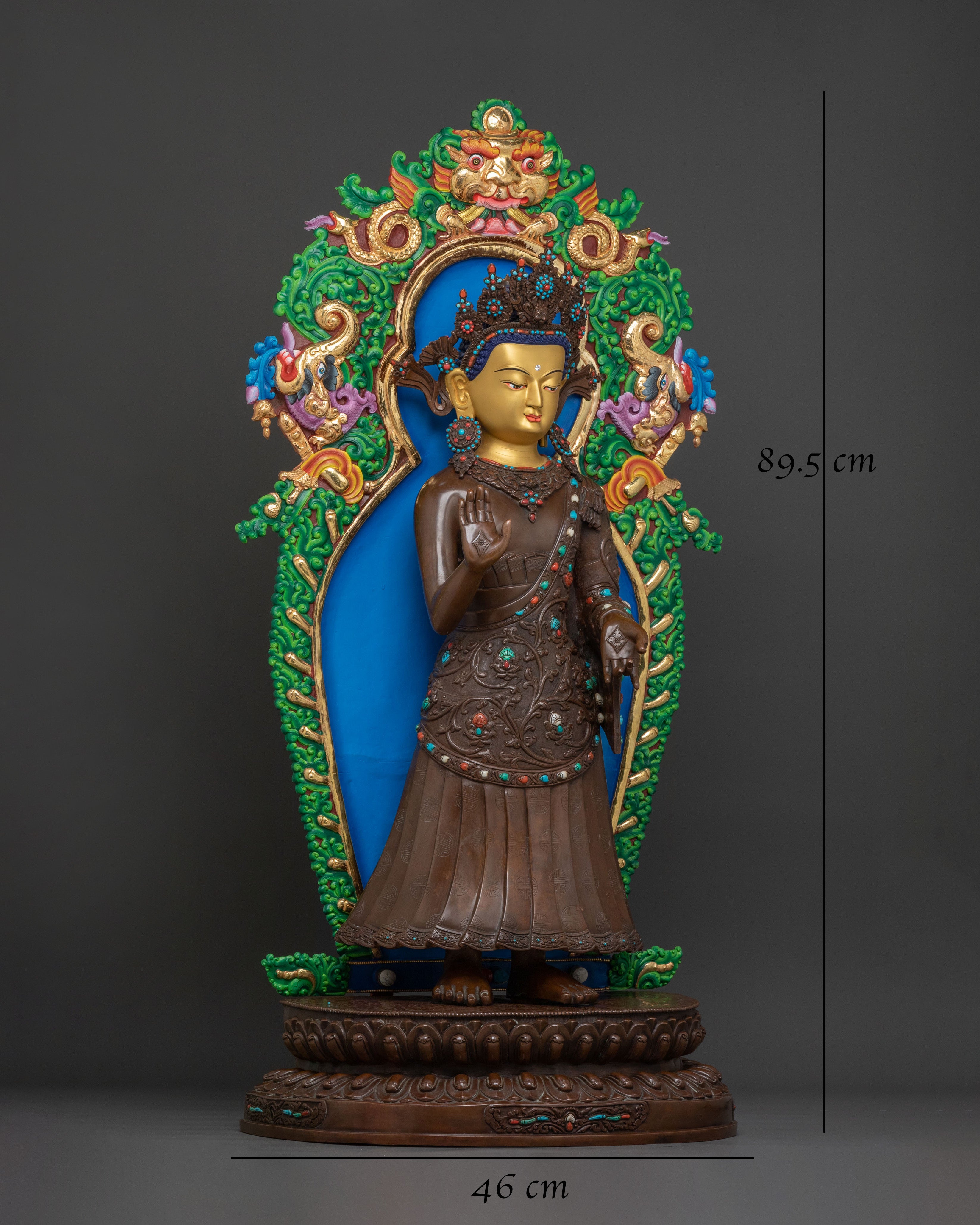 Dipankara Buddha Sacred Figurine | Symbol of Wisdom and Enlightenment