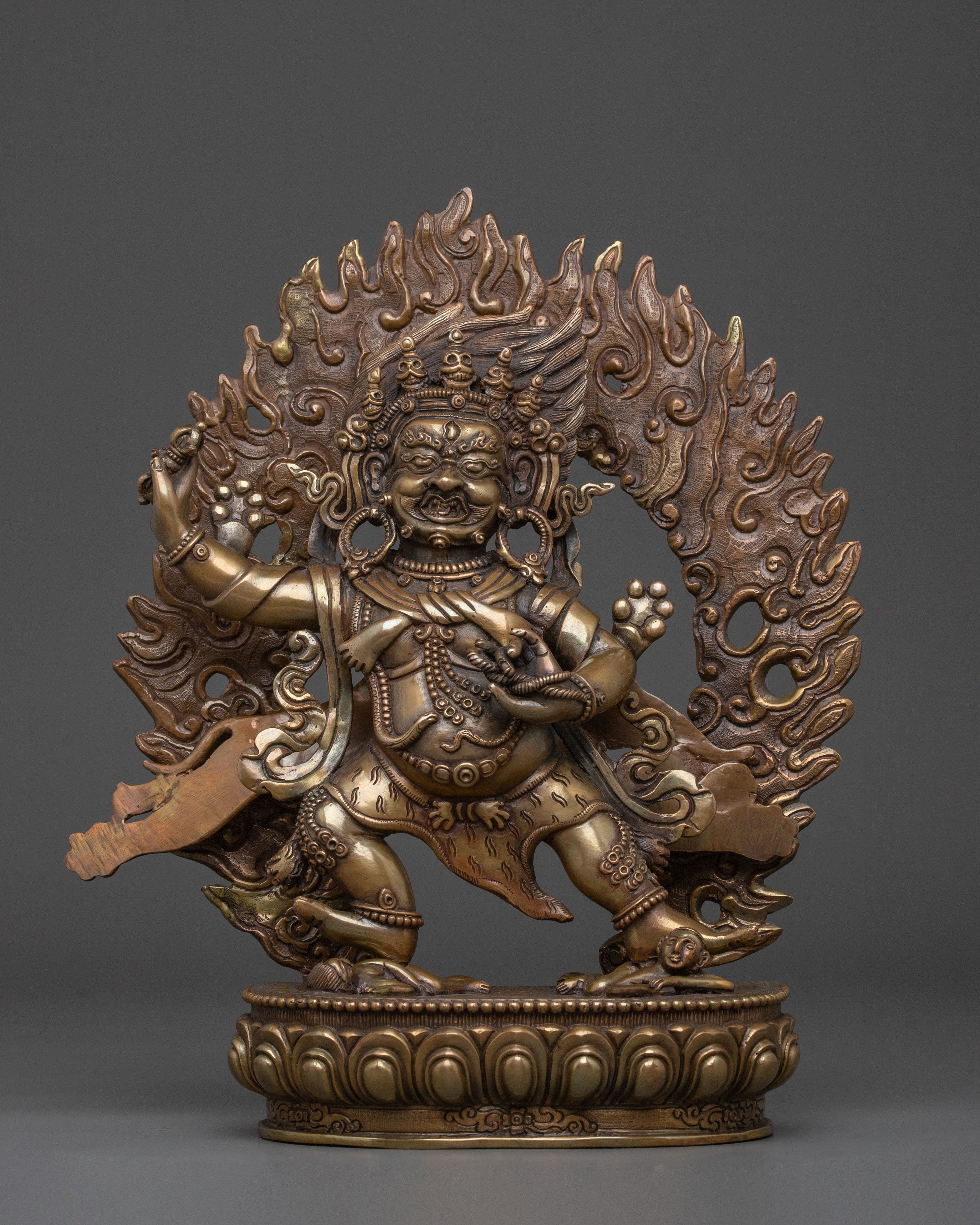 Vajrapani Antique Bronze Statue | Buddhist Protector Sculpture