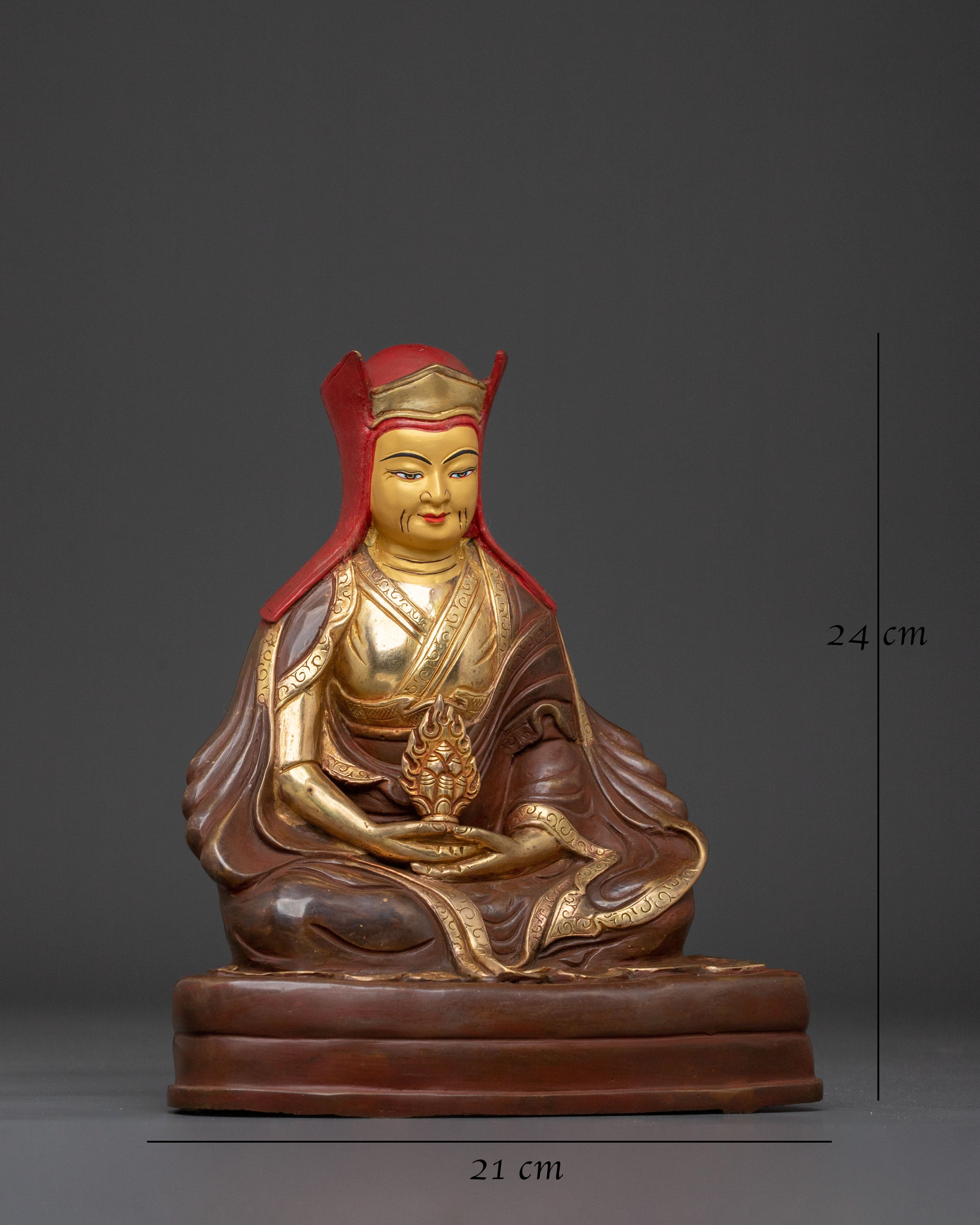 Handcrafted Gampopa Statue | Buddhist Master