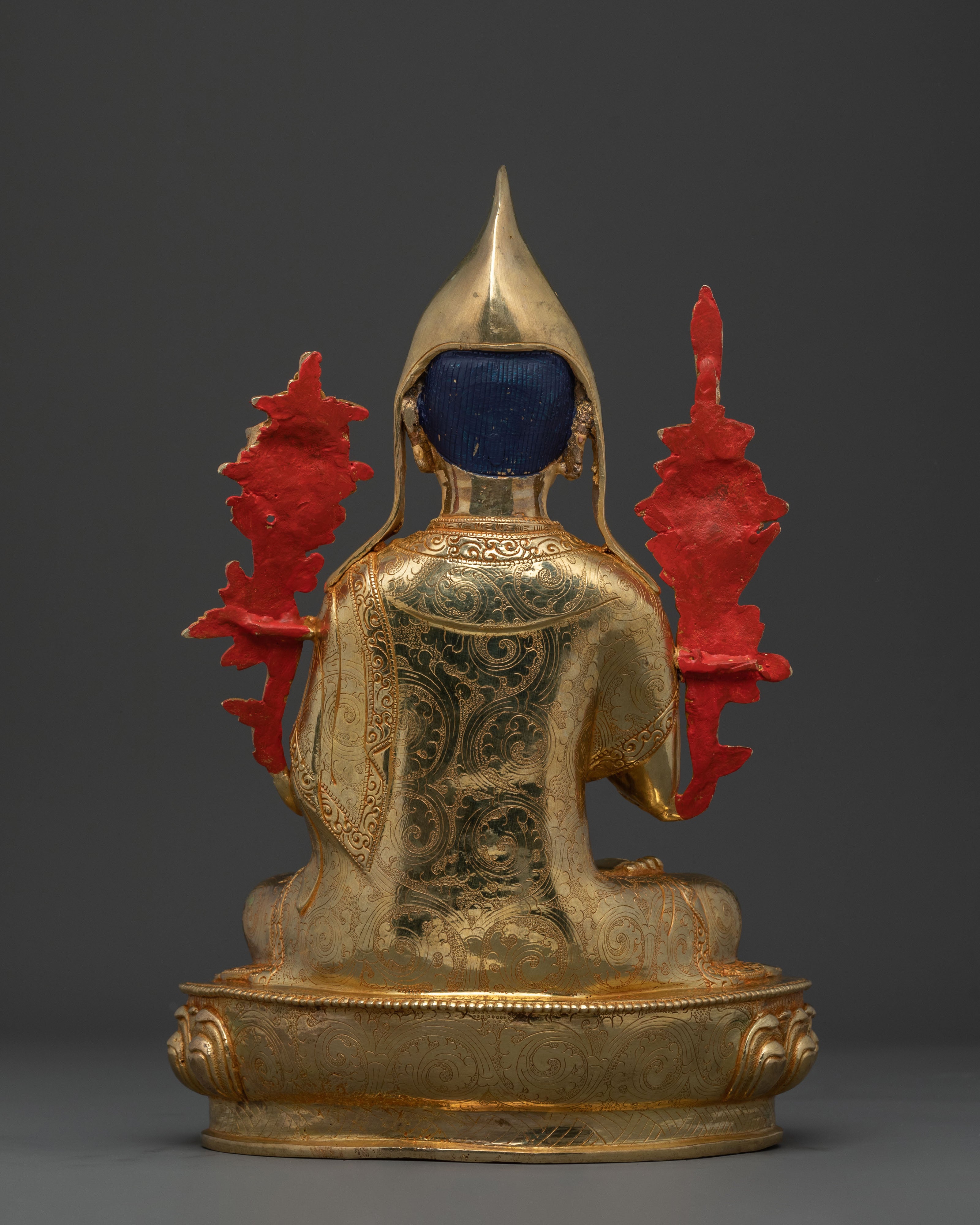 Tsongkhapa Handcrafted Statue in 24K Gold