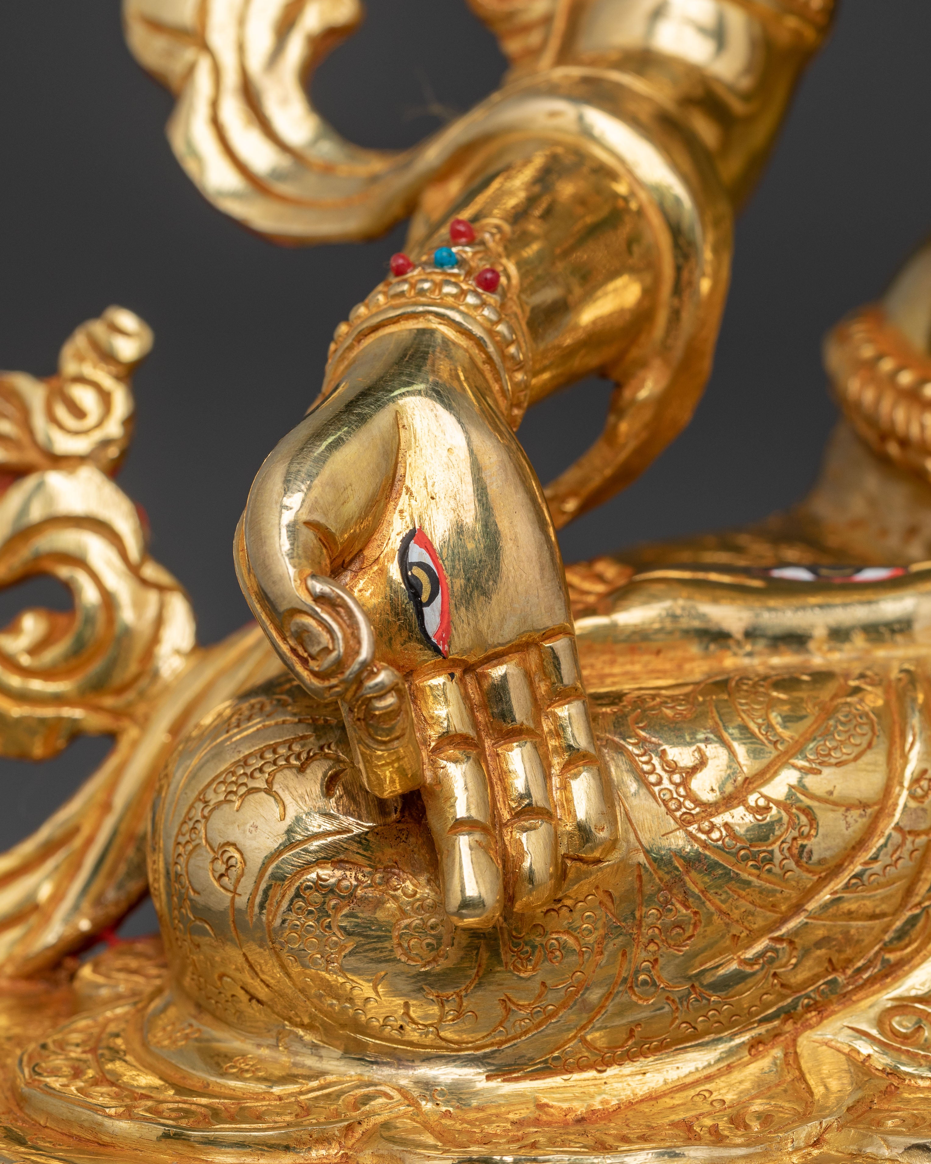 Goddess White Tara Traditional Statue for Altar Decor