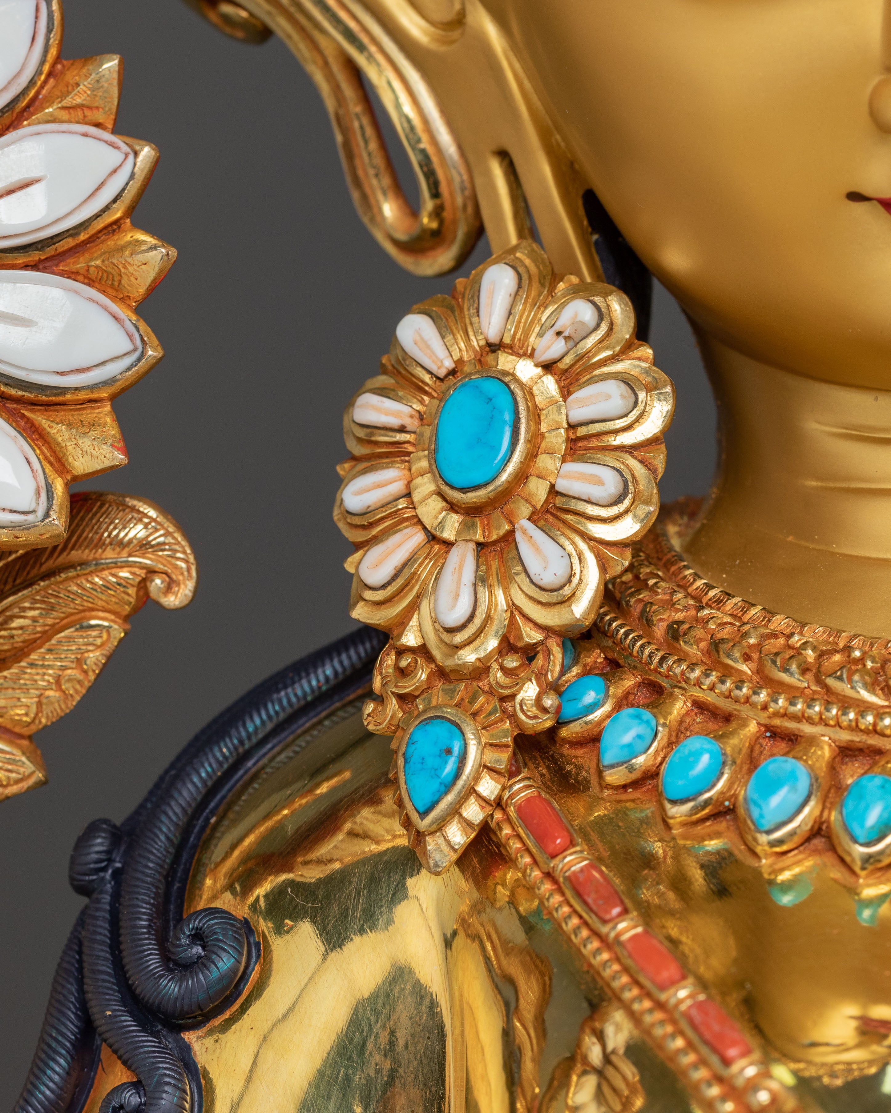 Green Tara Goddess Statue: Embodying Compassion and Divine Protection