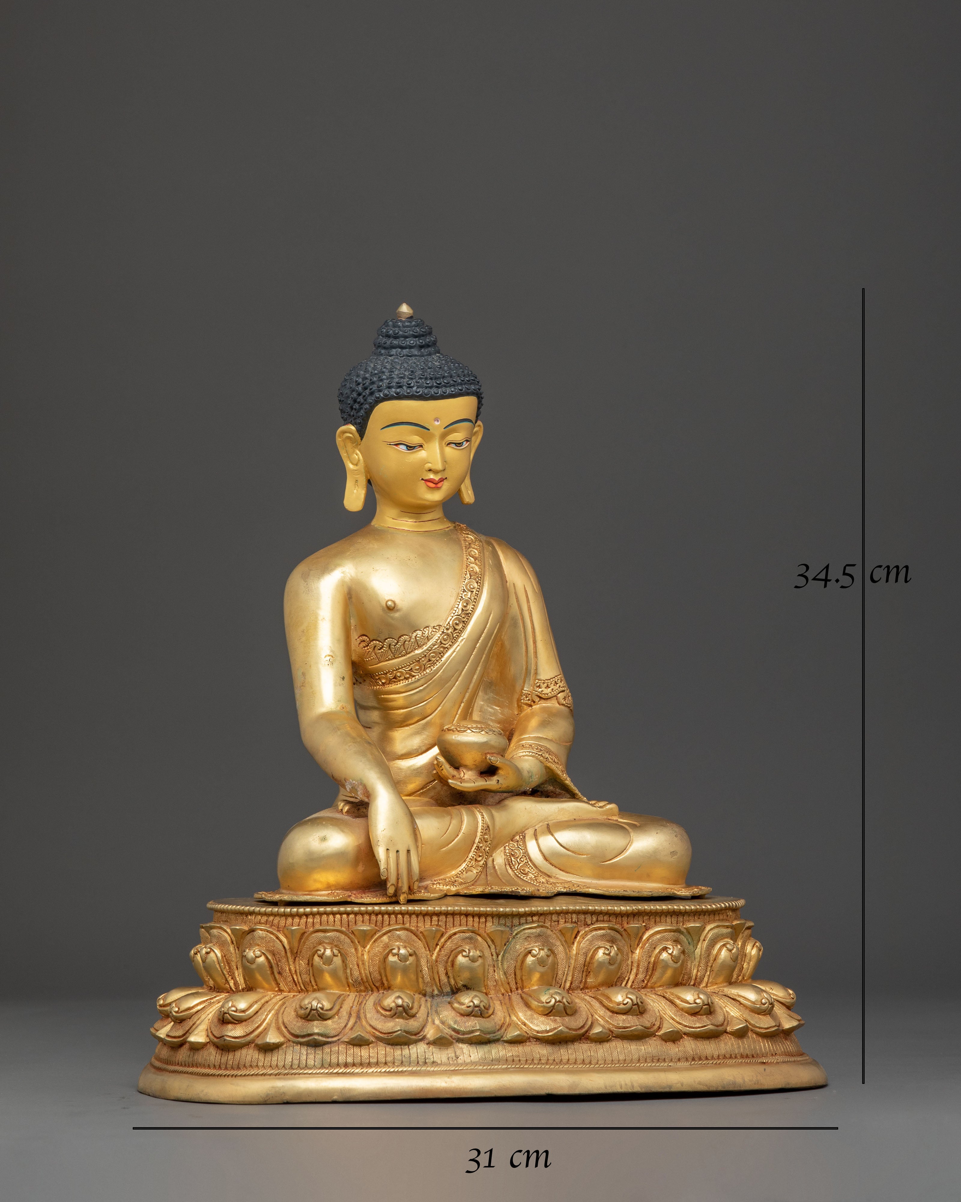 Handmade Gautama Buddha Statue: Symbol of Knowledge and Wisdom