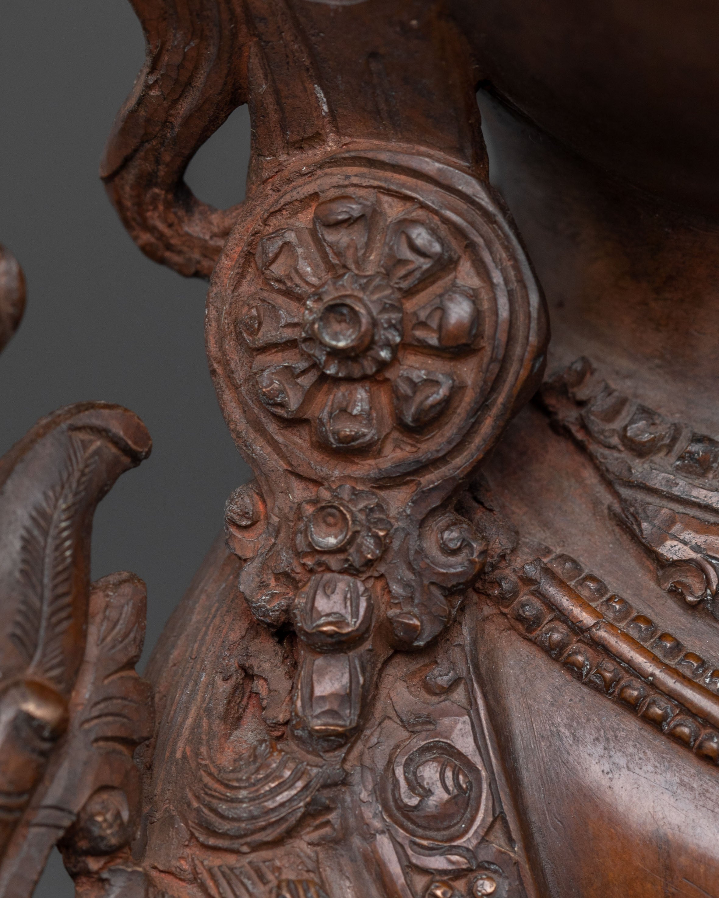 Green Tara: Oxidized Copper Meditation Statue