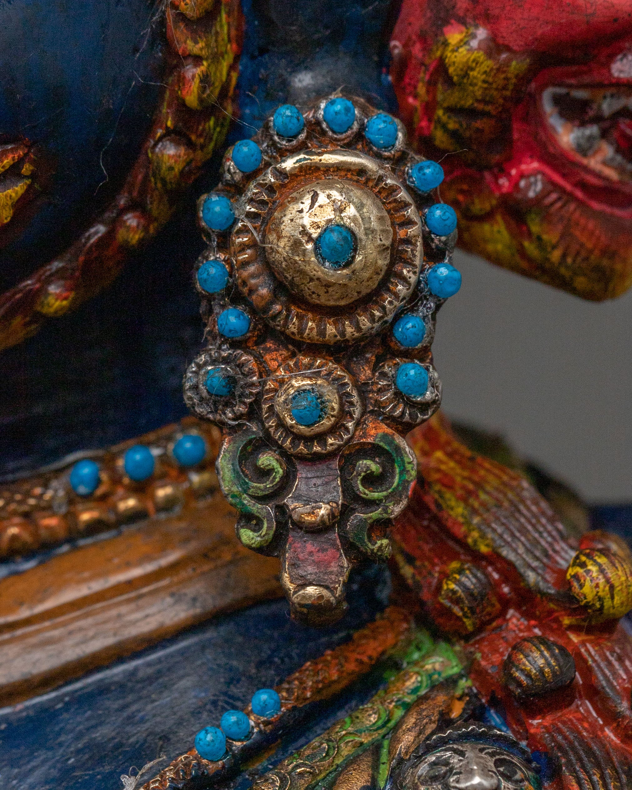 Handmade Vajrakilaya Sacred Sculpture | Home Decor
