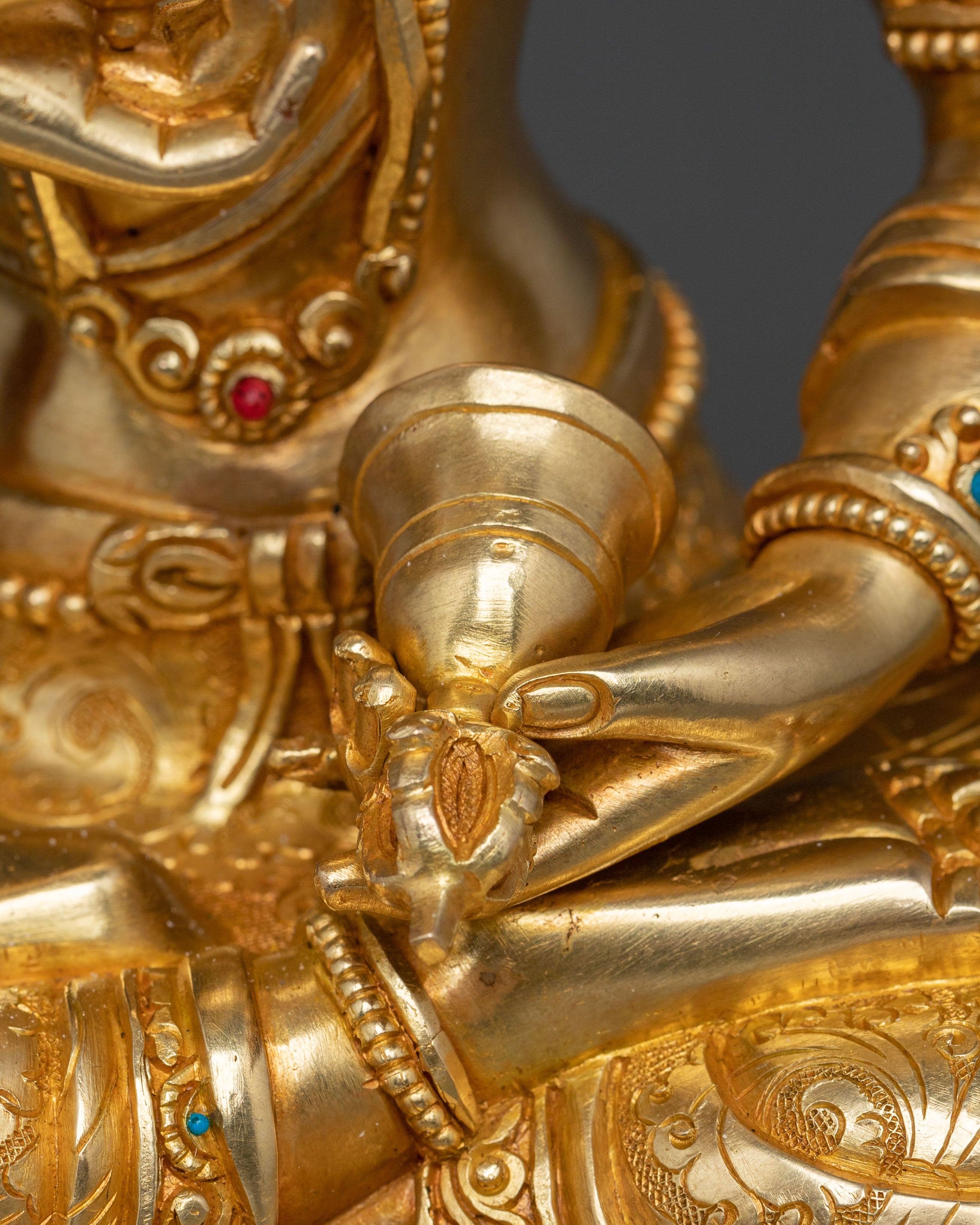 Vajrasattva Meditation Decor Statue | Buddhist Purification Deity