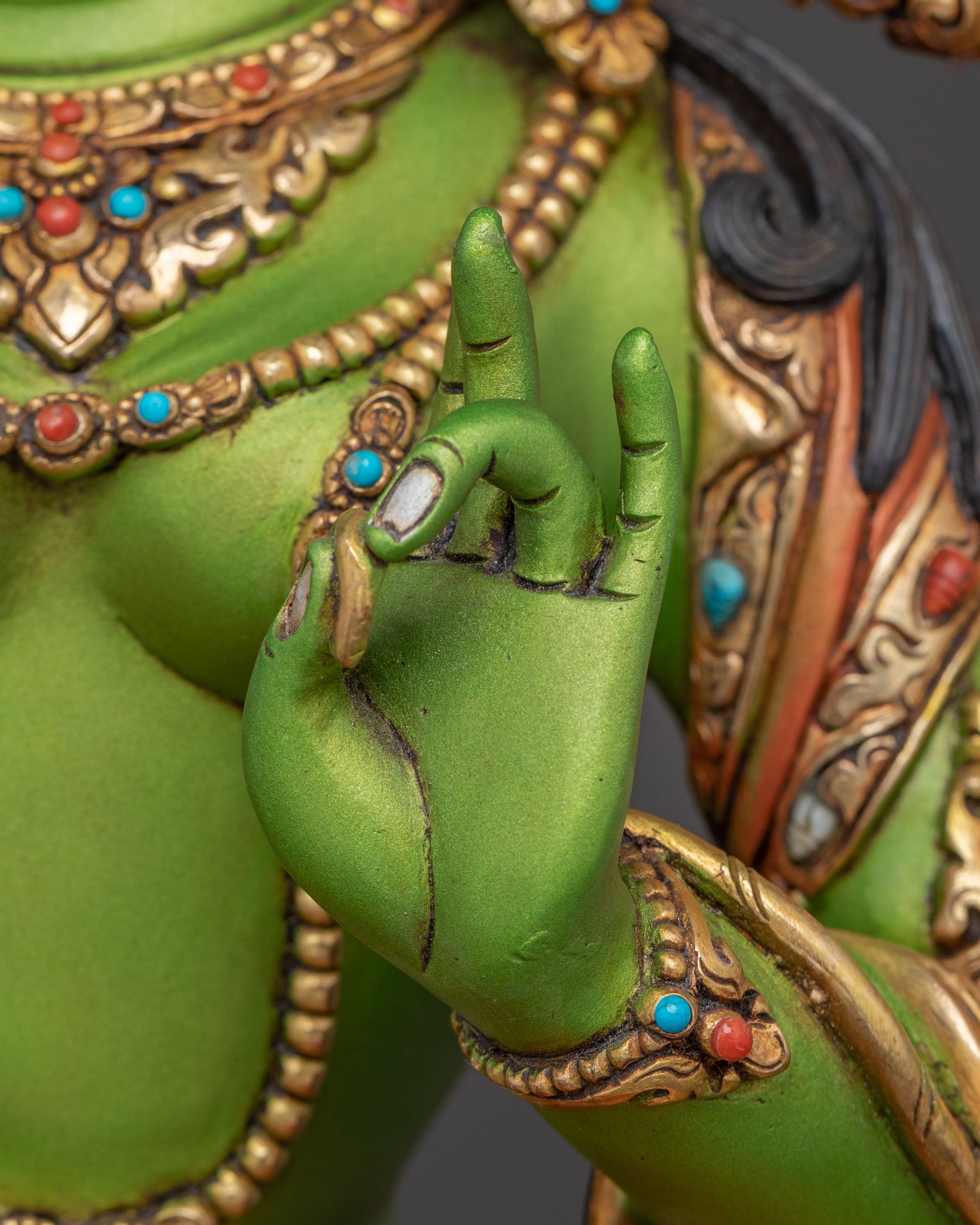 Green Tara Liberator Buddha Statue