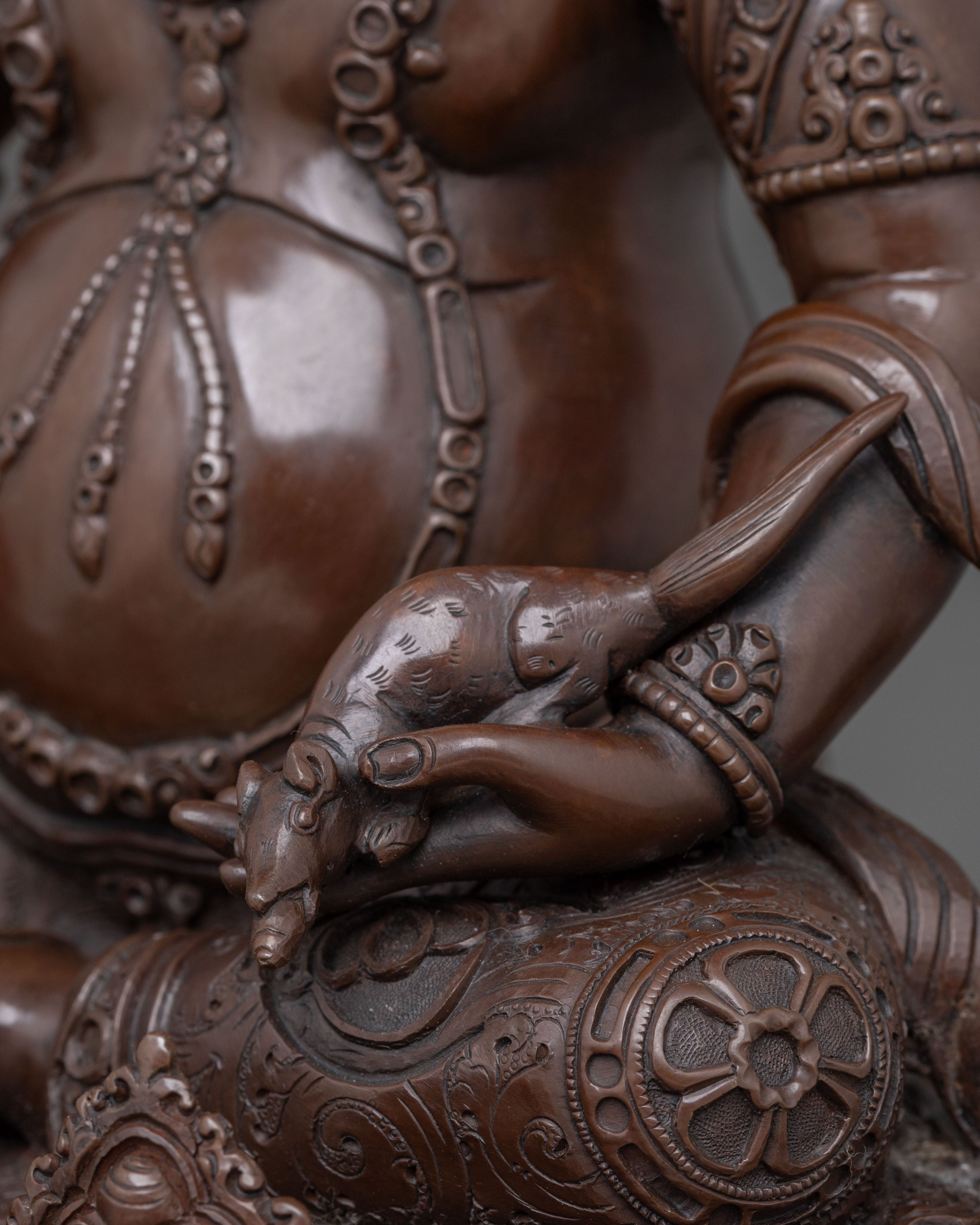 God of Wealth: Dzambhala | Tibetan Figurine