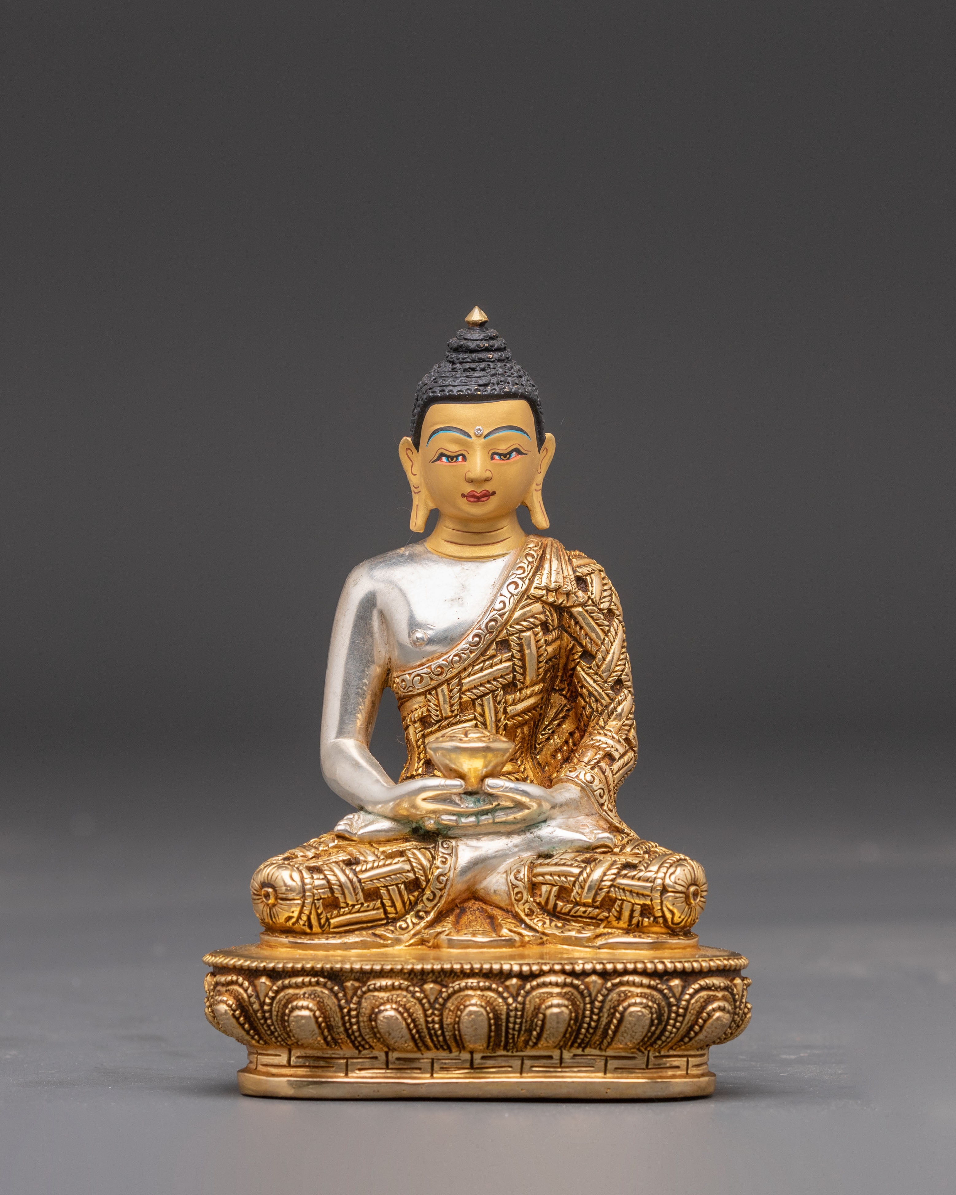 Three Buddha Set: Shakyamuni, Amitabha, and Medicine Buddha for Altar