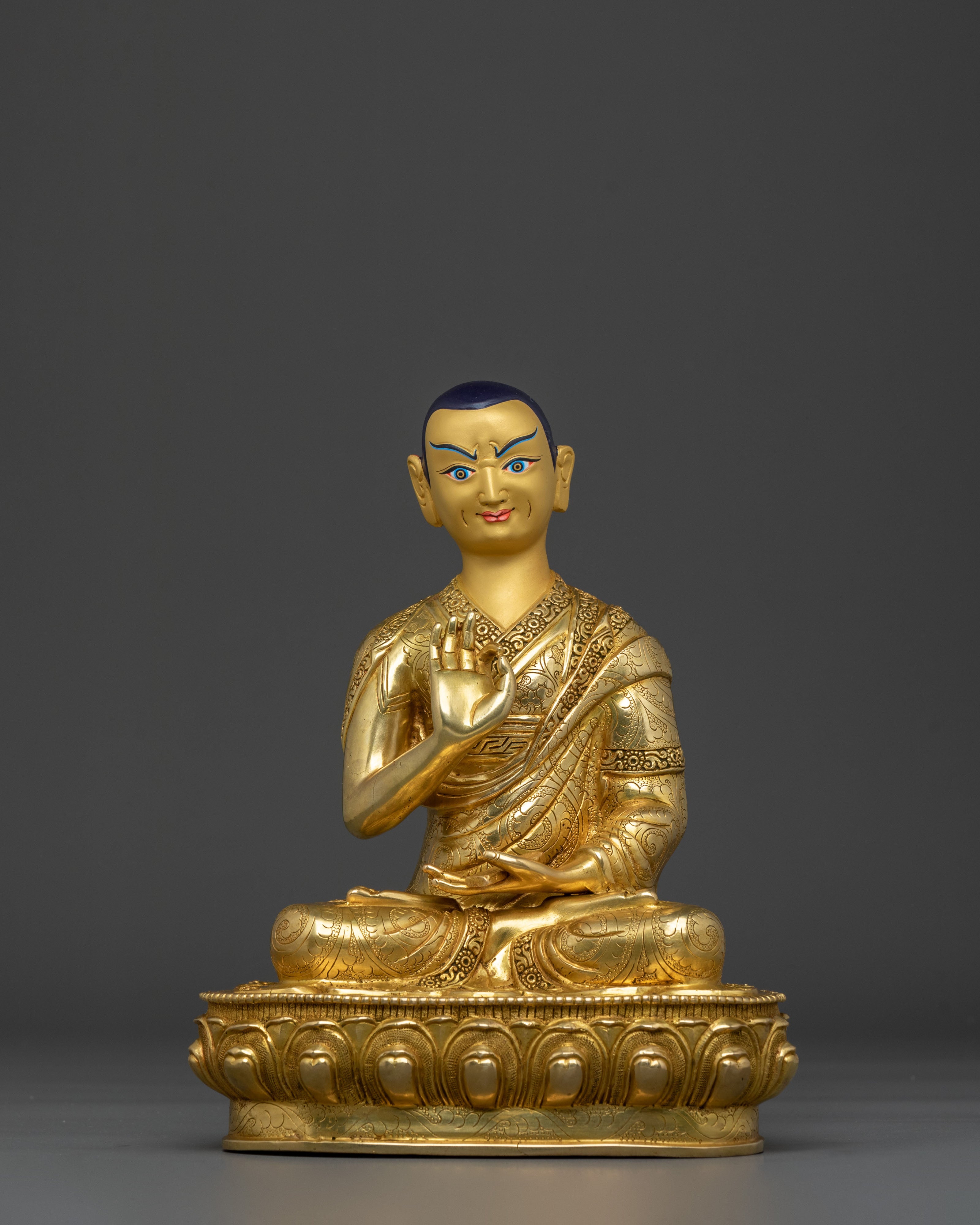 Tsongkhapa with Disciples Sculpture Set | Altar Home Decor
