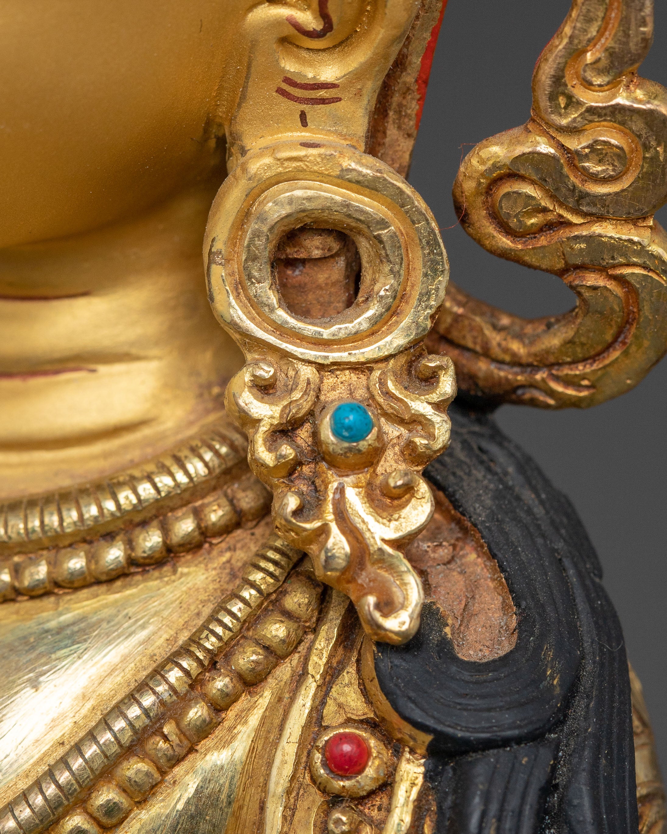 Handmade Amitayus Sacred Statue for Altar | Longevity, Healing and Spiritual Growth