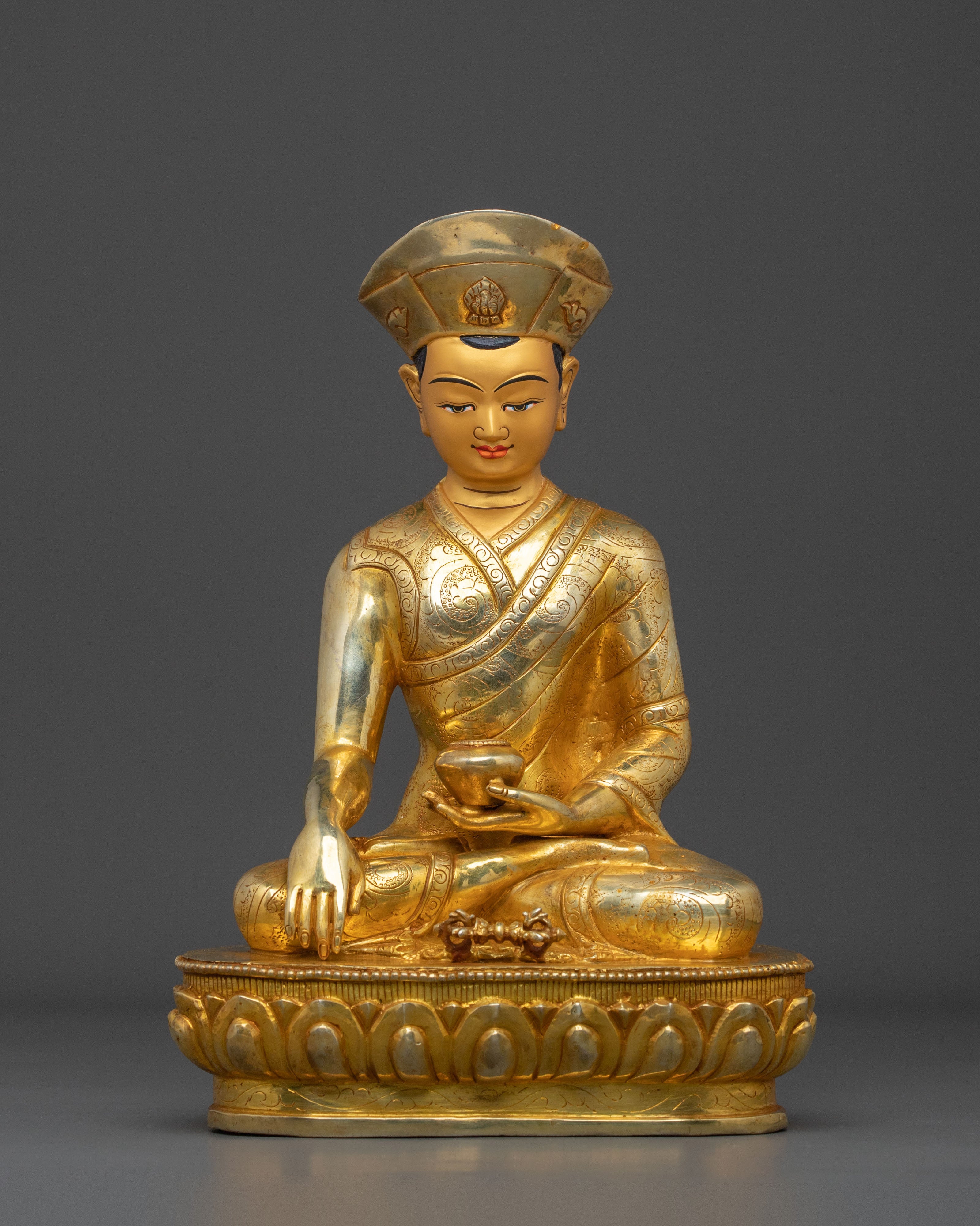 Jigten Sumgon Buddhist Statue | Tibetan Sacred Sculpture
