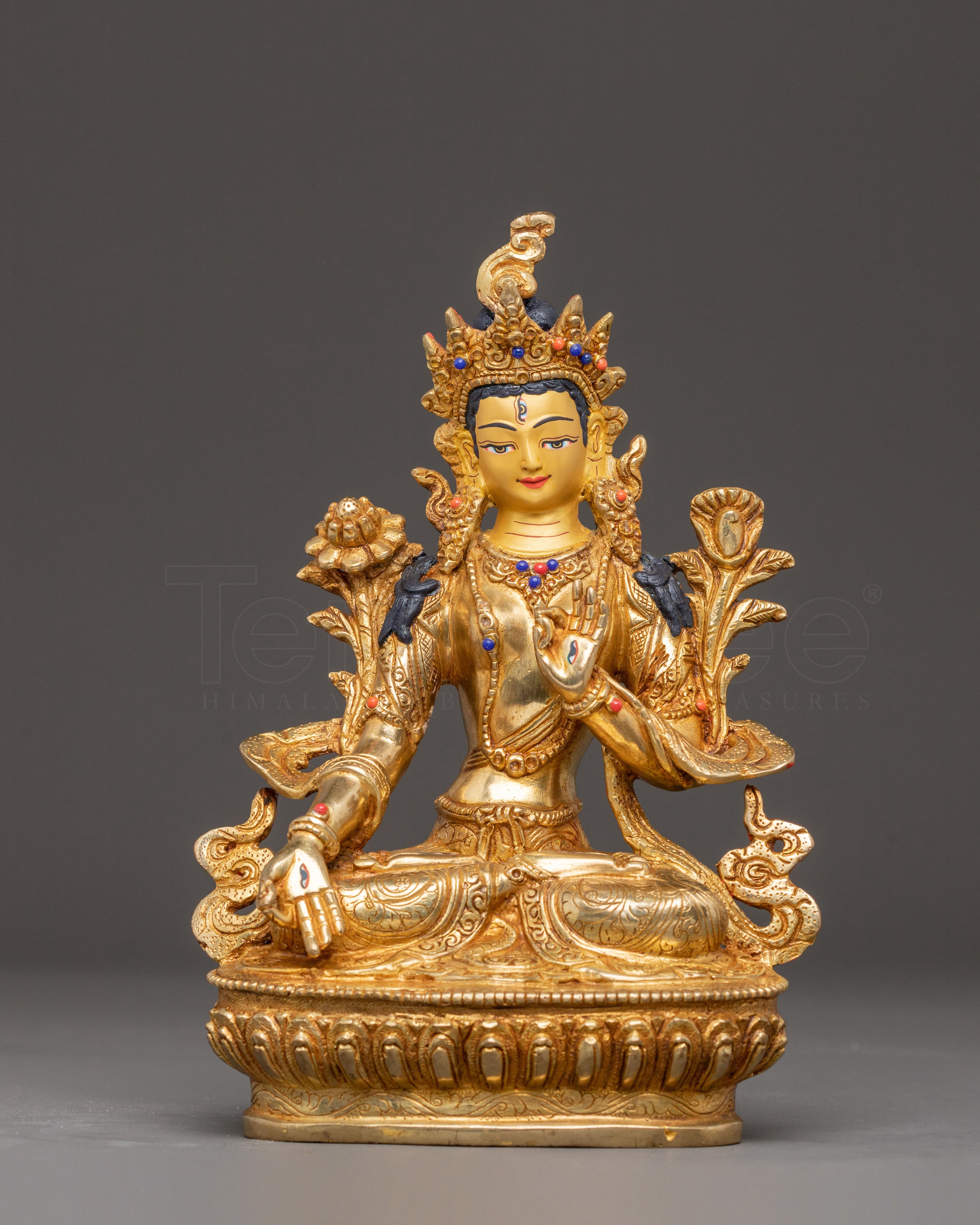 Goddess White Tara Handcrafted Statue 