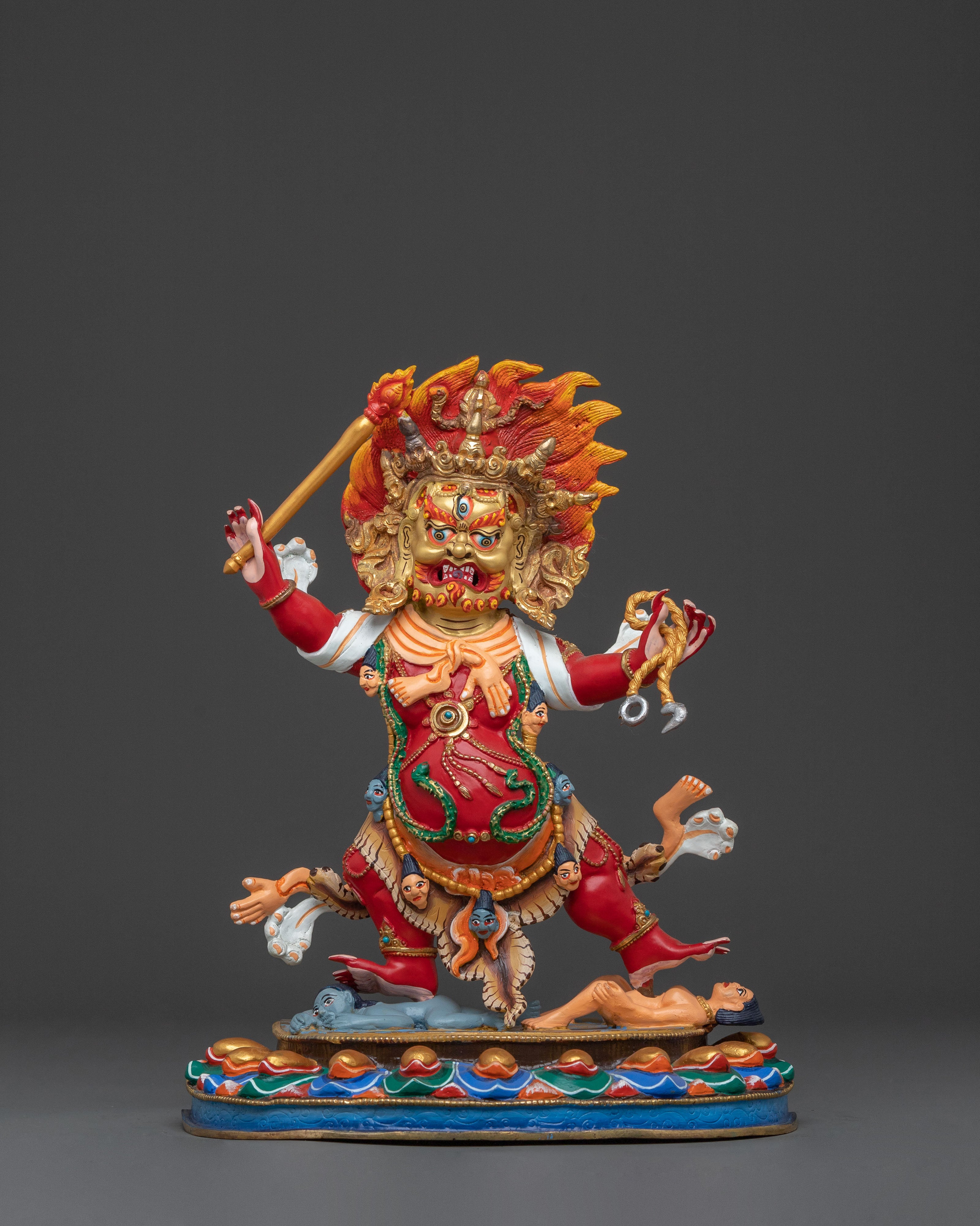 DandaPani Sacred Figure: Copper Sculpture