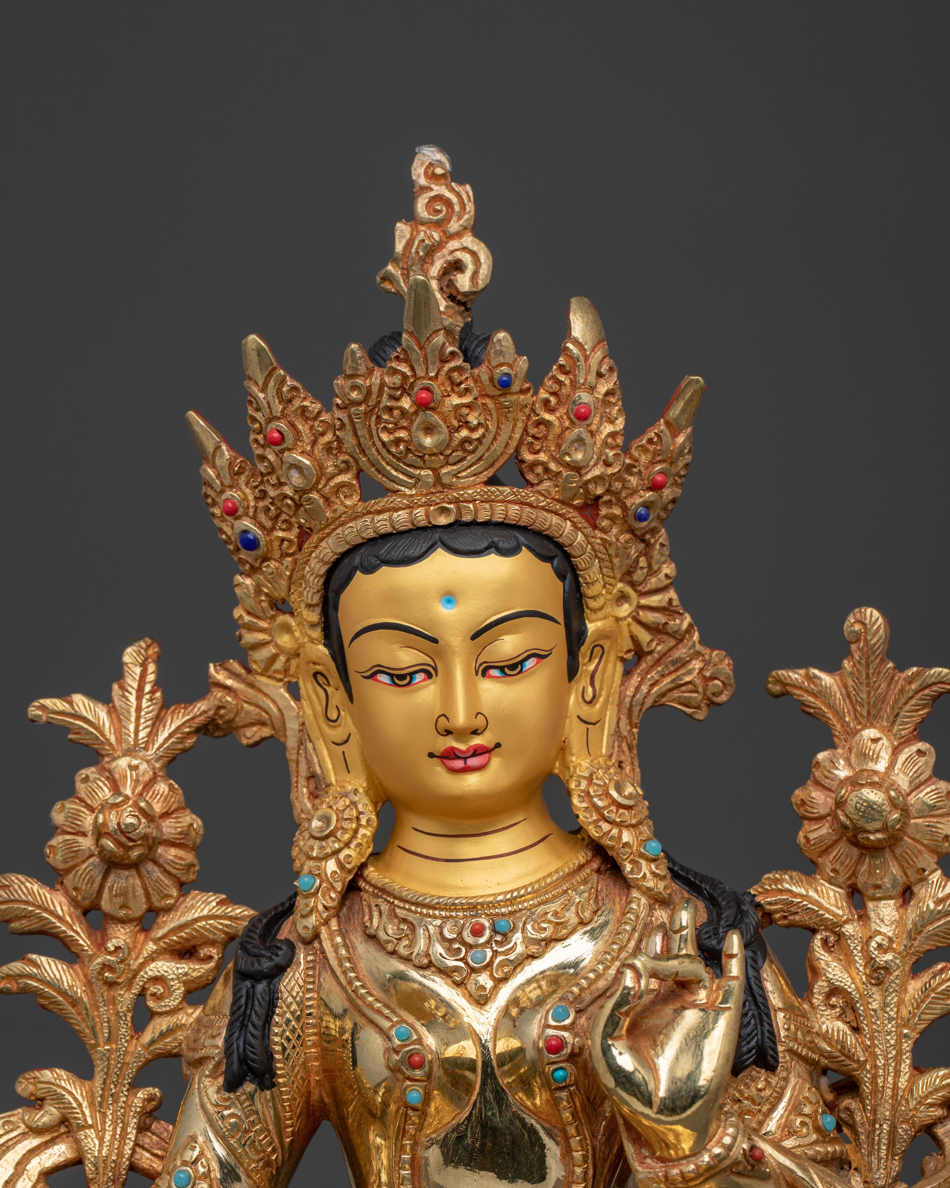Compassion Green Tara Statue | Home Decor