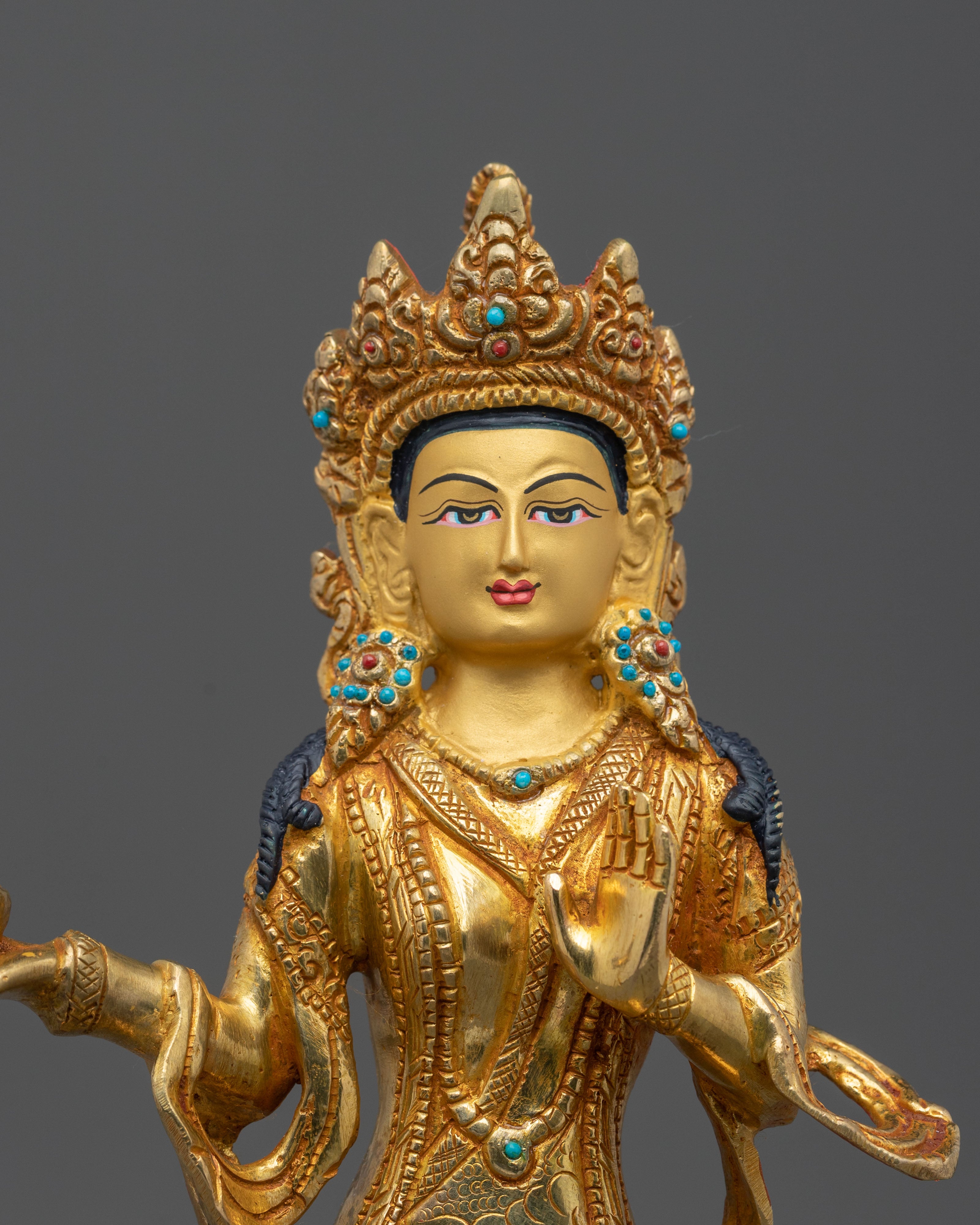 Yeshe Tsogyal and Mandarva Statue Set | Home Decor