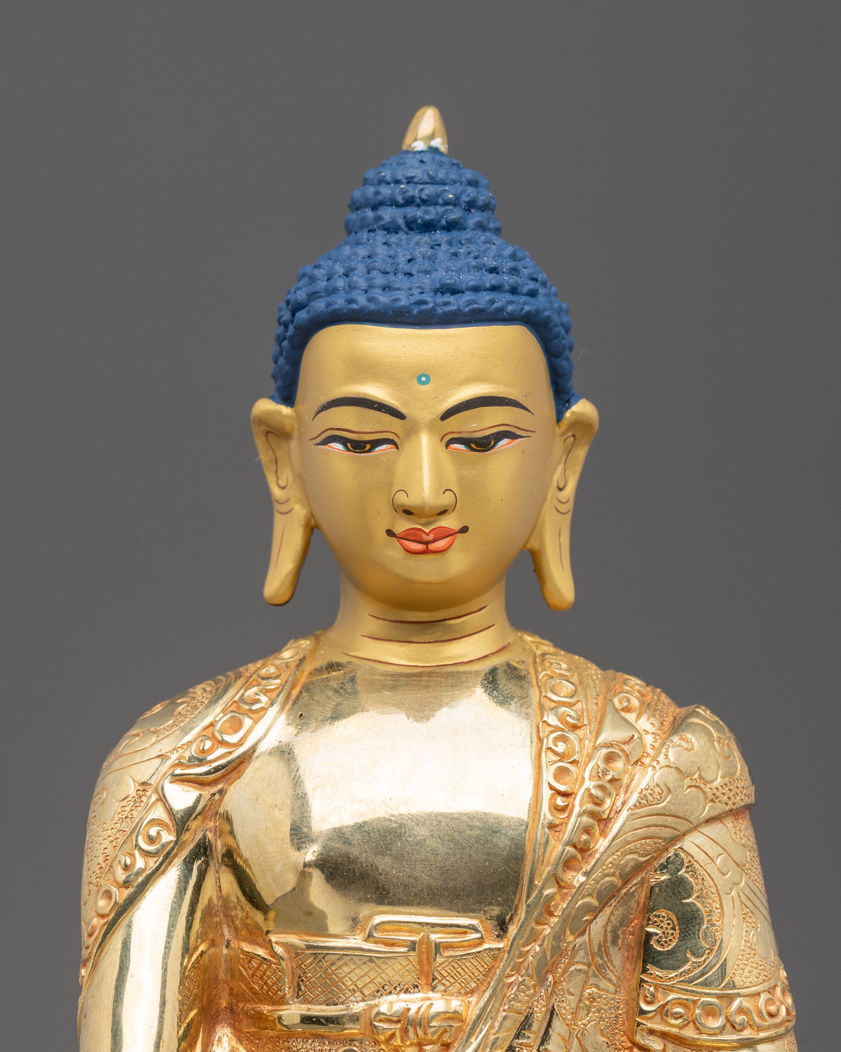 Shakyamuni Buddha Sculpture | Tibetan Buddhist Shrine