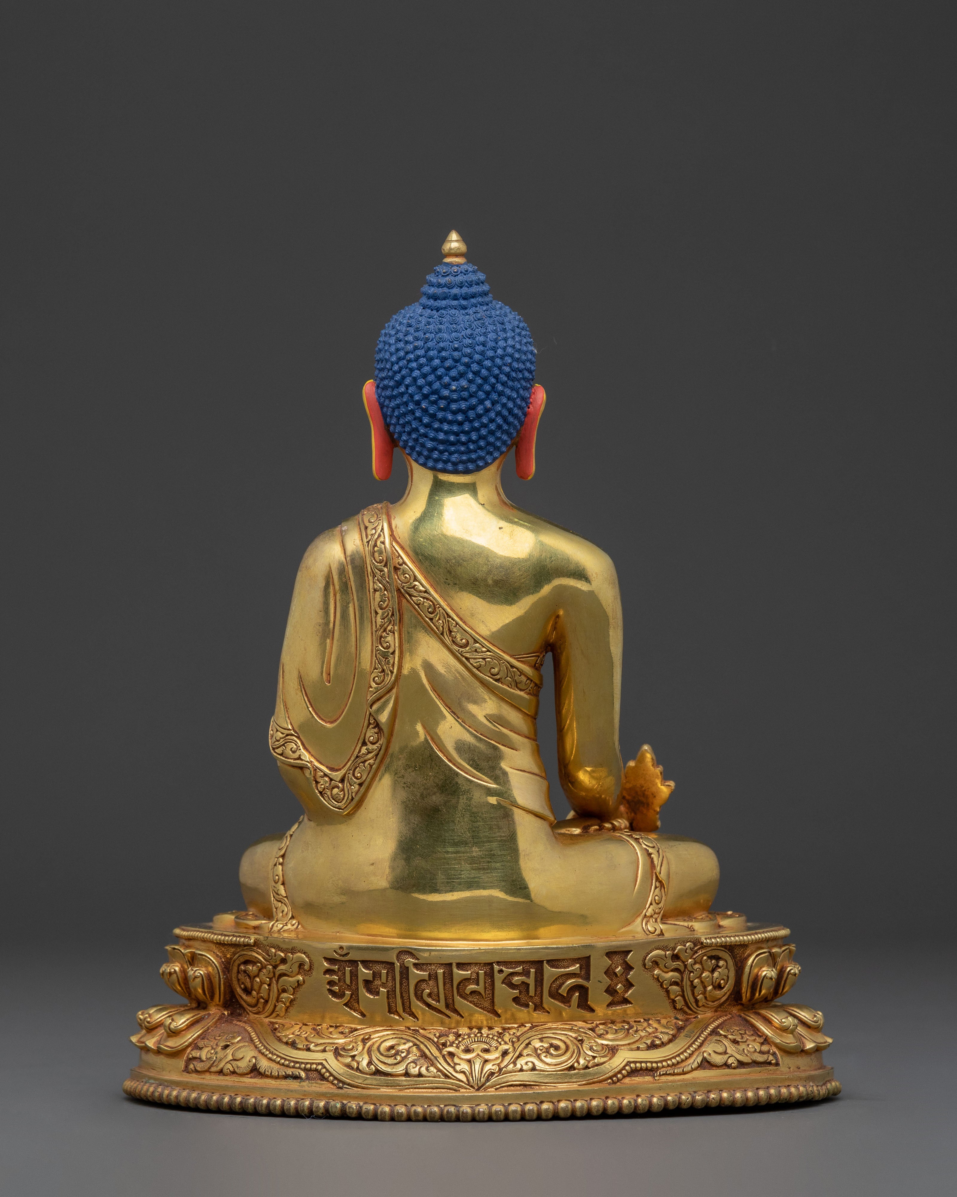 Medicine Buddha Meditation Figurine | Buddhist Spiritual Decor
