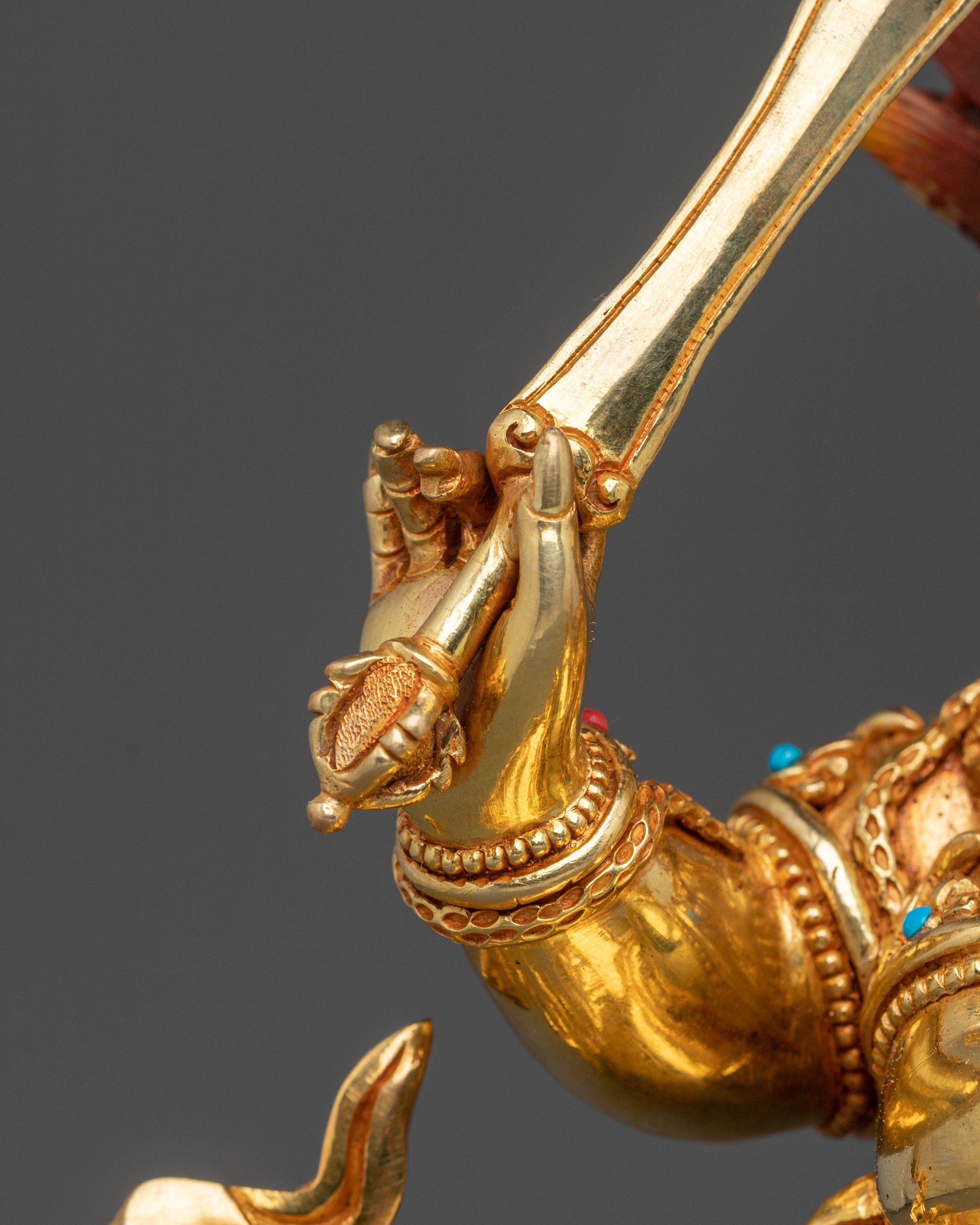 Chaturbhuja Mahakala Statue | Tibetan Buddhist Protector