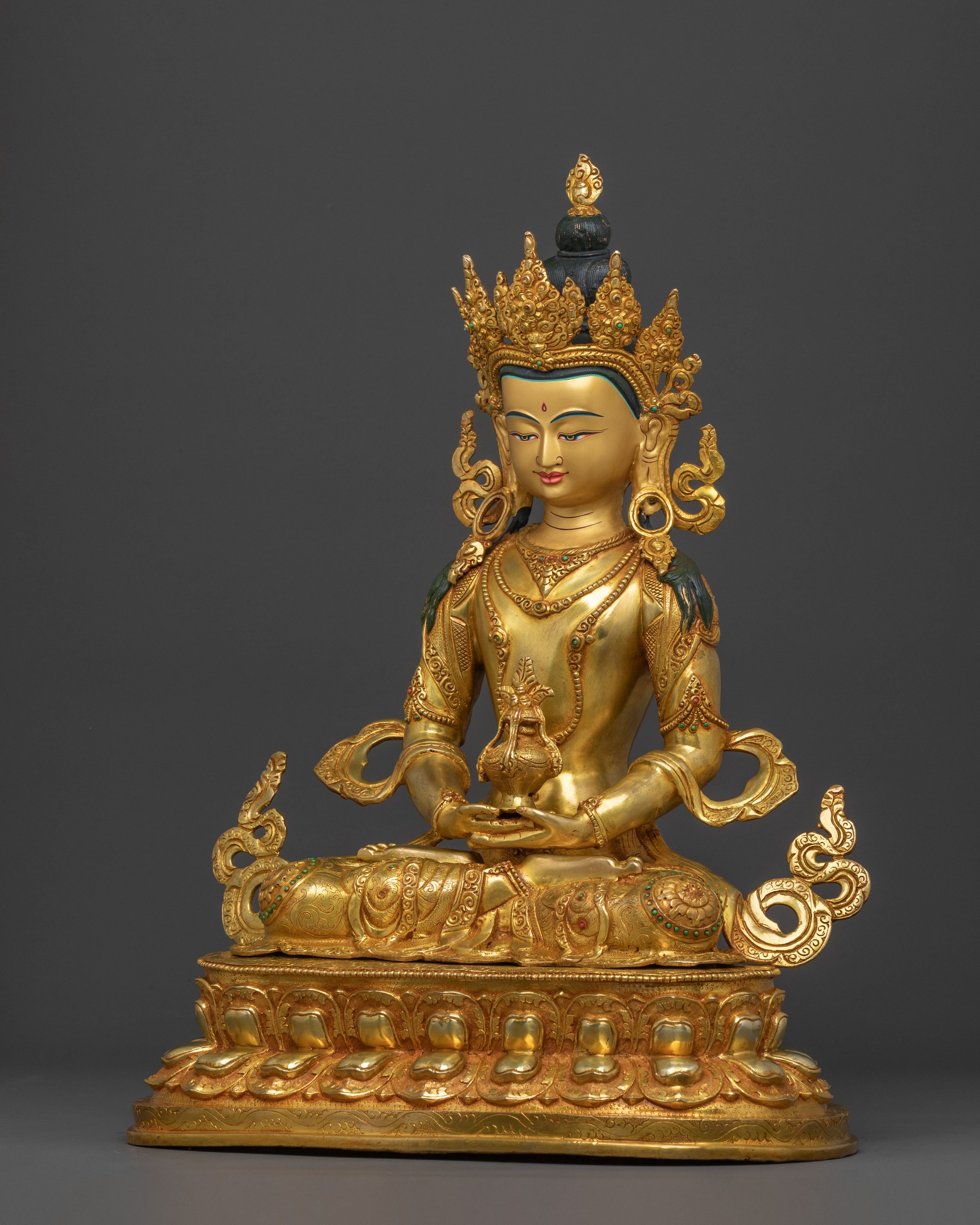Amitayus Golden Statue | Buddhist Longevity