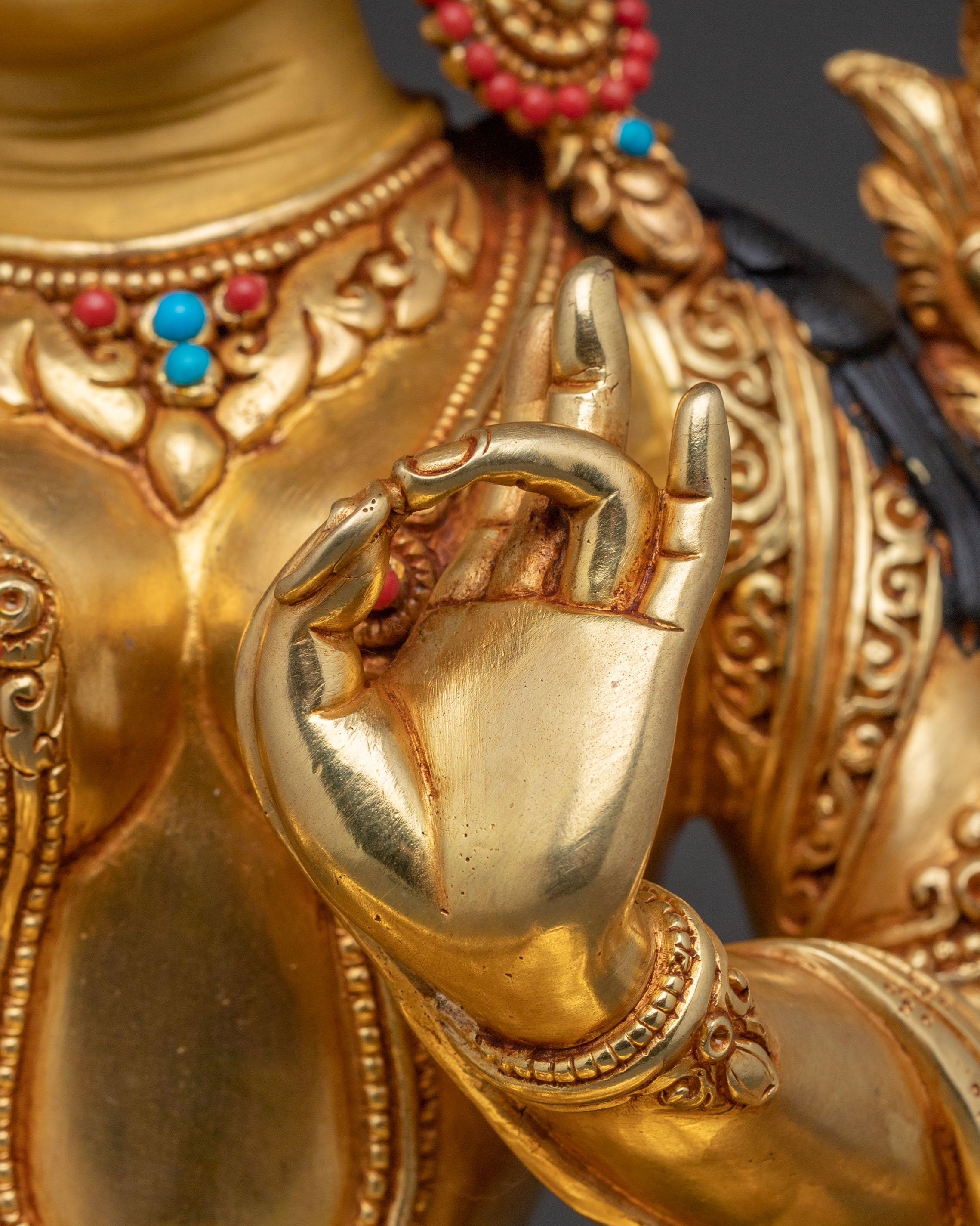 Green Tara Divine Statue | Tibetan Goddess of Compassion