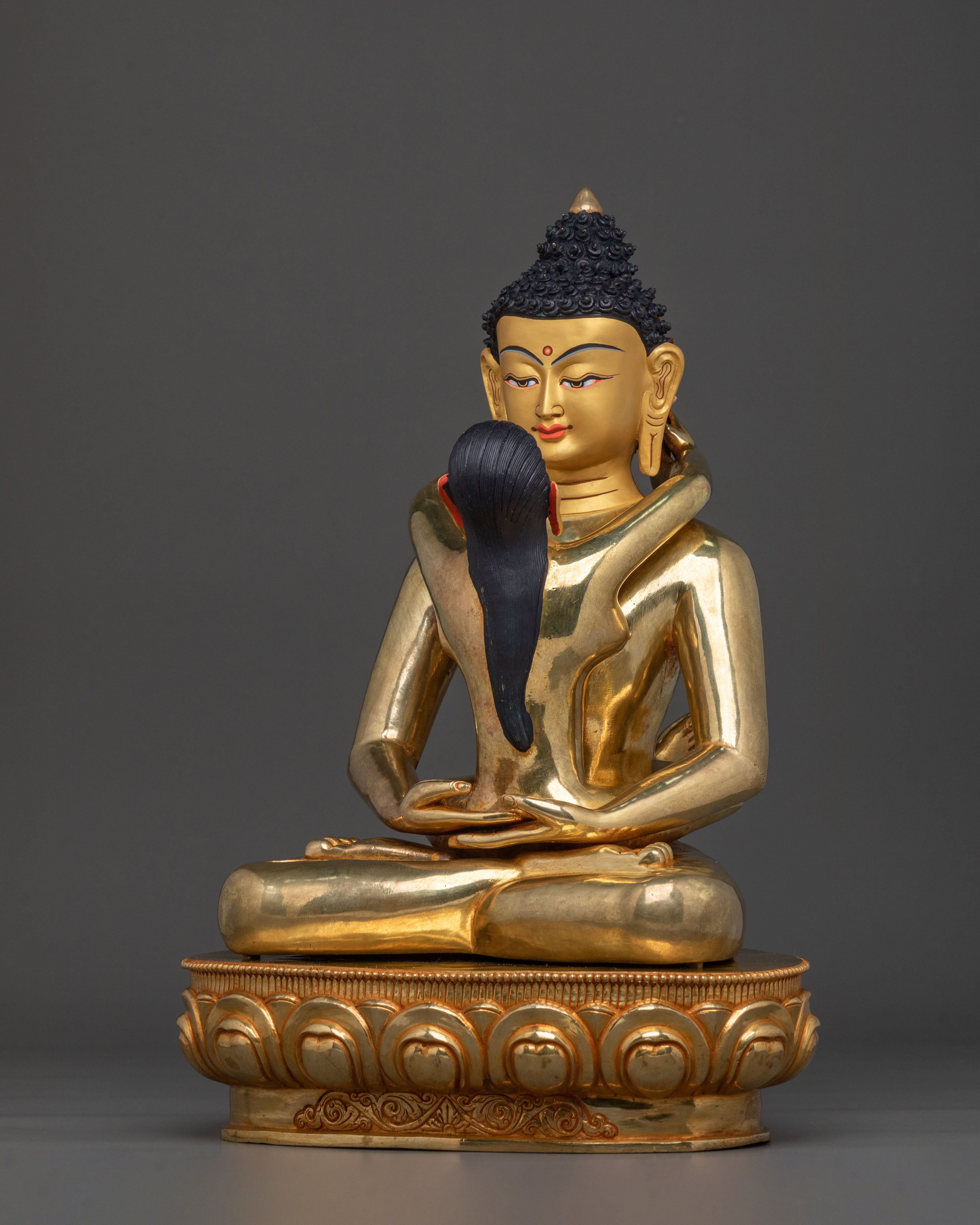 Samantabhadra with Consort Figurine | Buddhist Decor