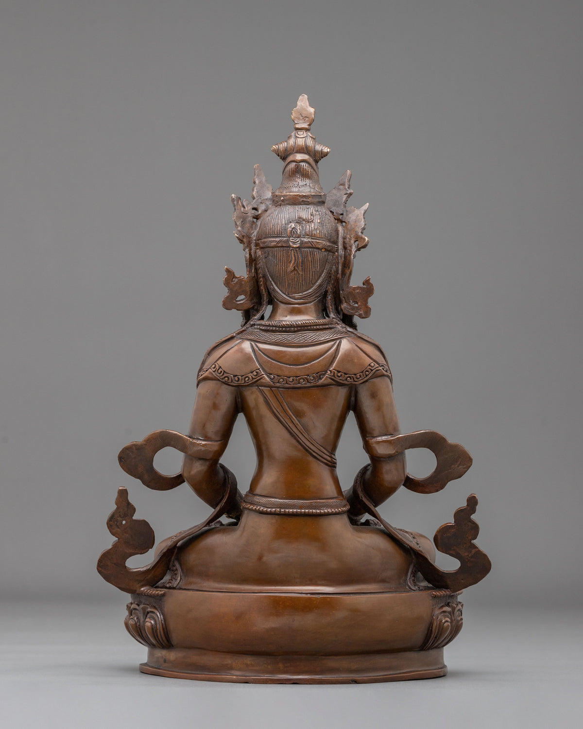 Handmade Amitayus Oxidized Sculpture | Made in Nepal