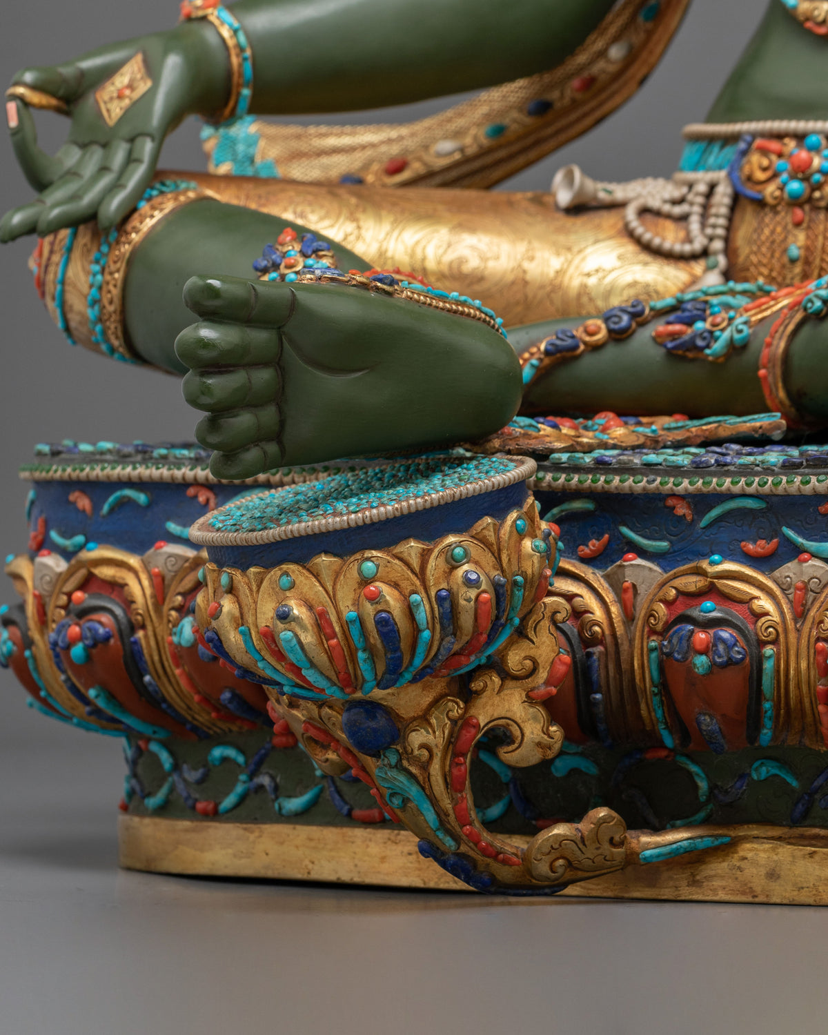 Green Tara Statue | Mother of All Buddhas and Embodiment of Compassion