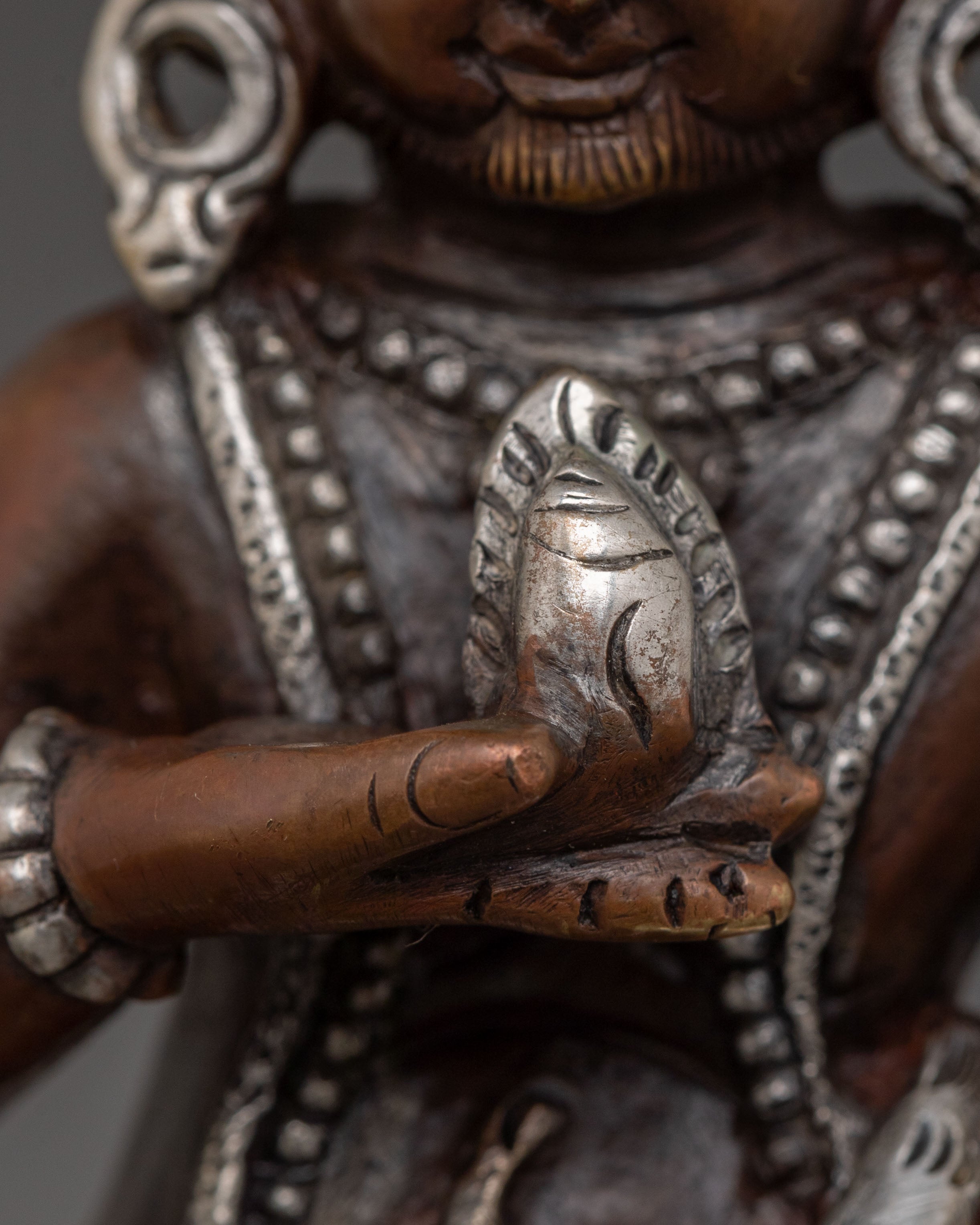 Black Dzambhala Sculpture | Wealth Deity