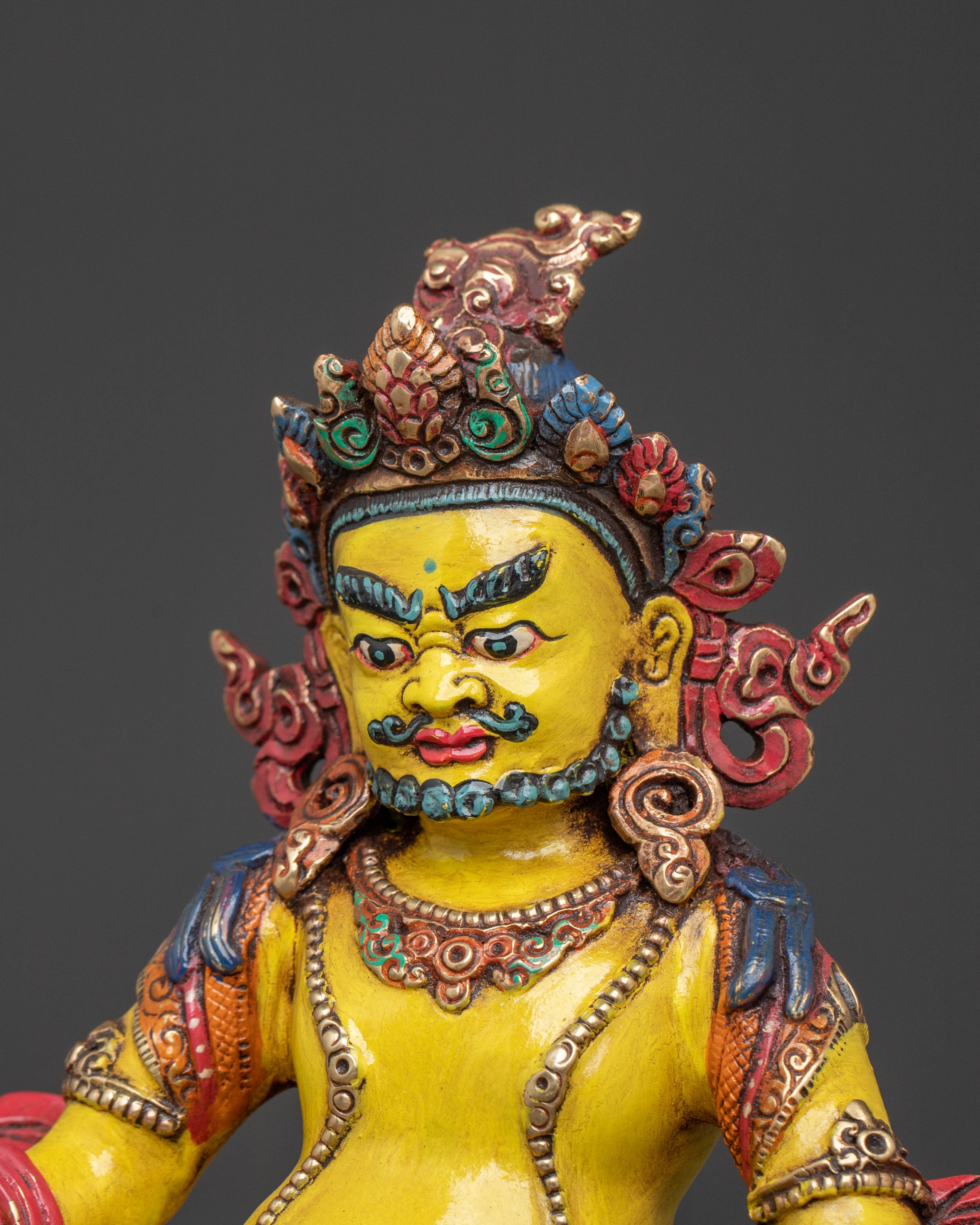 Handcrafted Dzambhala Statue | Tibetan Wealth Deity