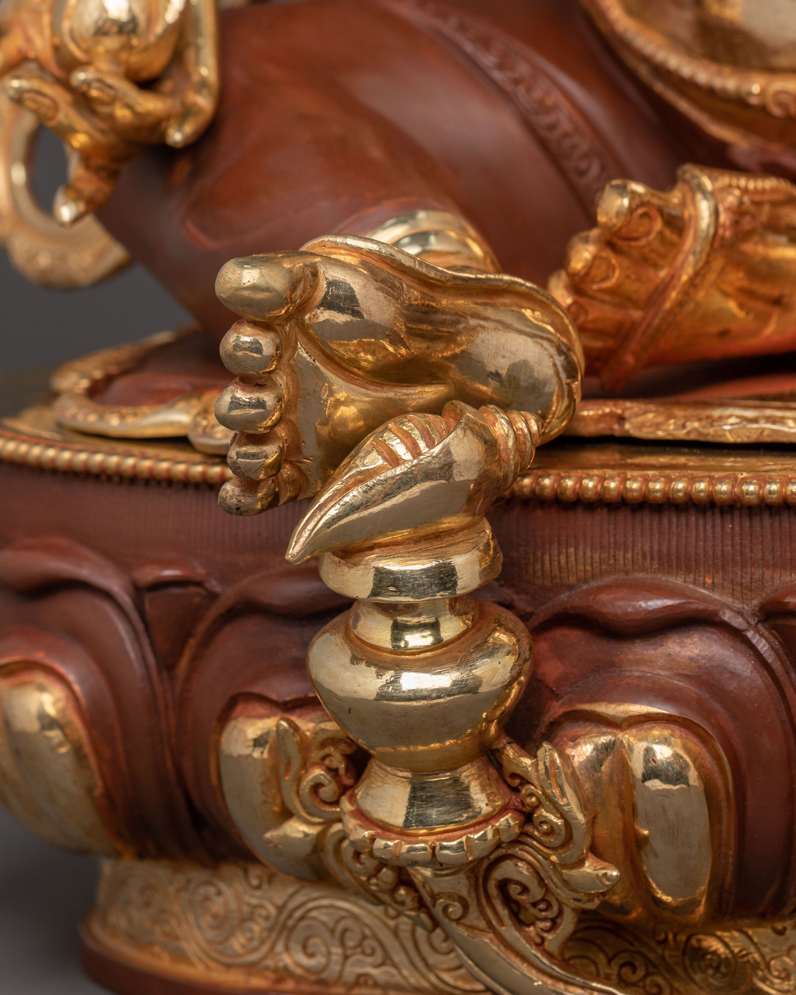 Golden Dzambhala Prosperity Statue | Handcrafted in Nepal