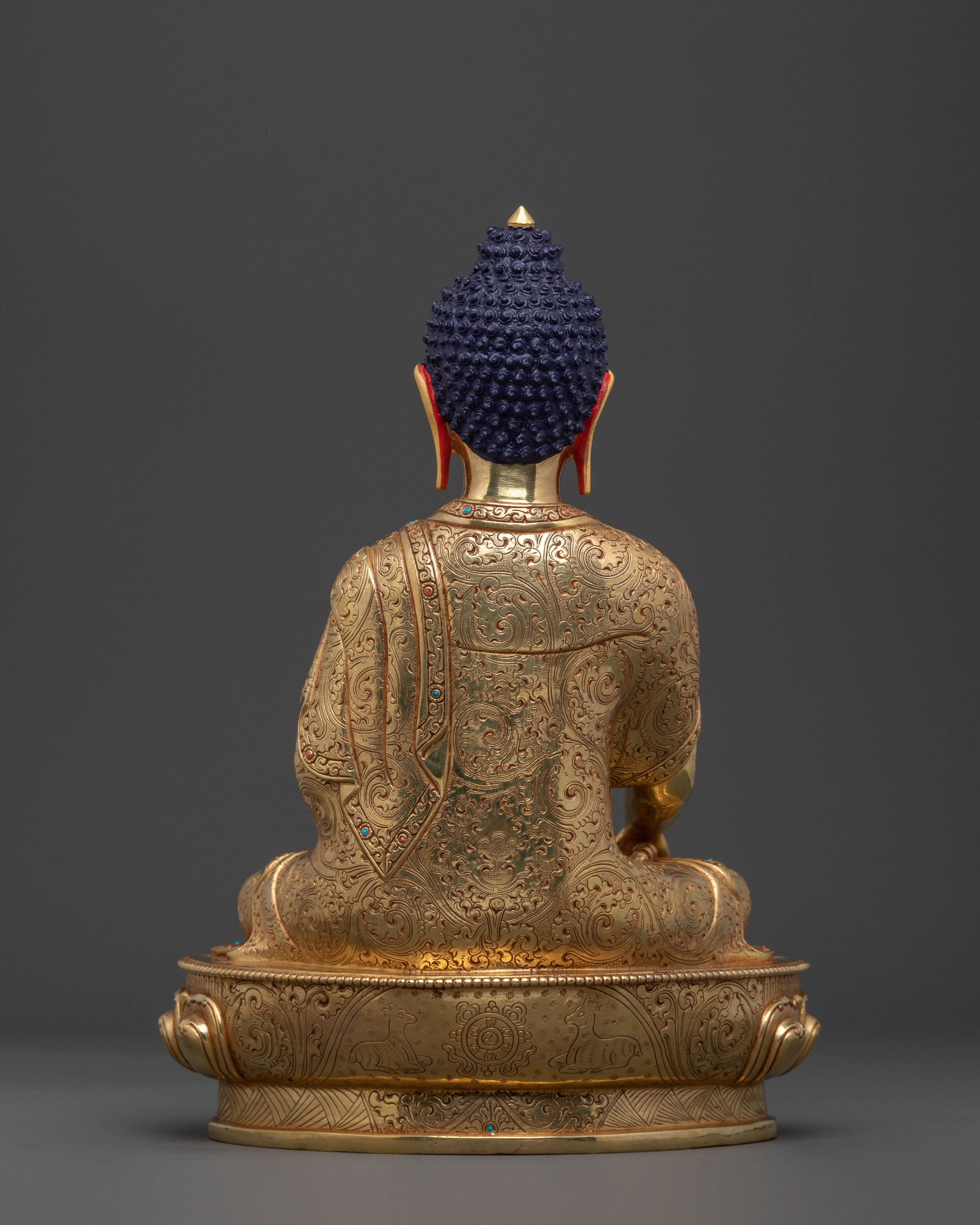 Shakyamuni Buddha Lotus Meditation Statue