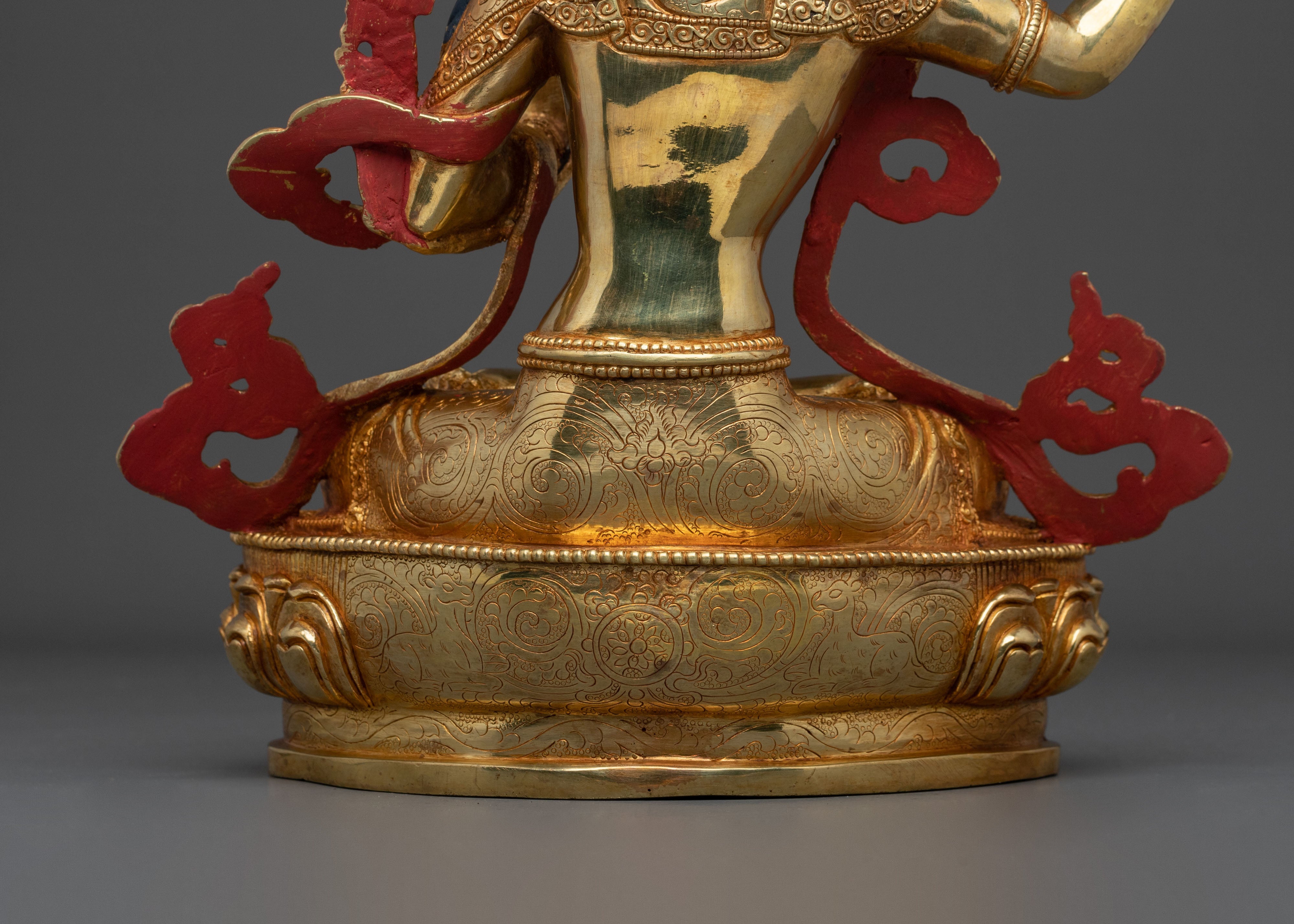 Bodhisattva Manjushri Statue | Sacred Wisdom Figurine