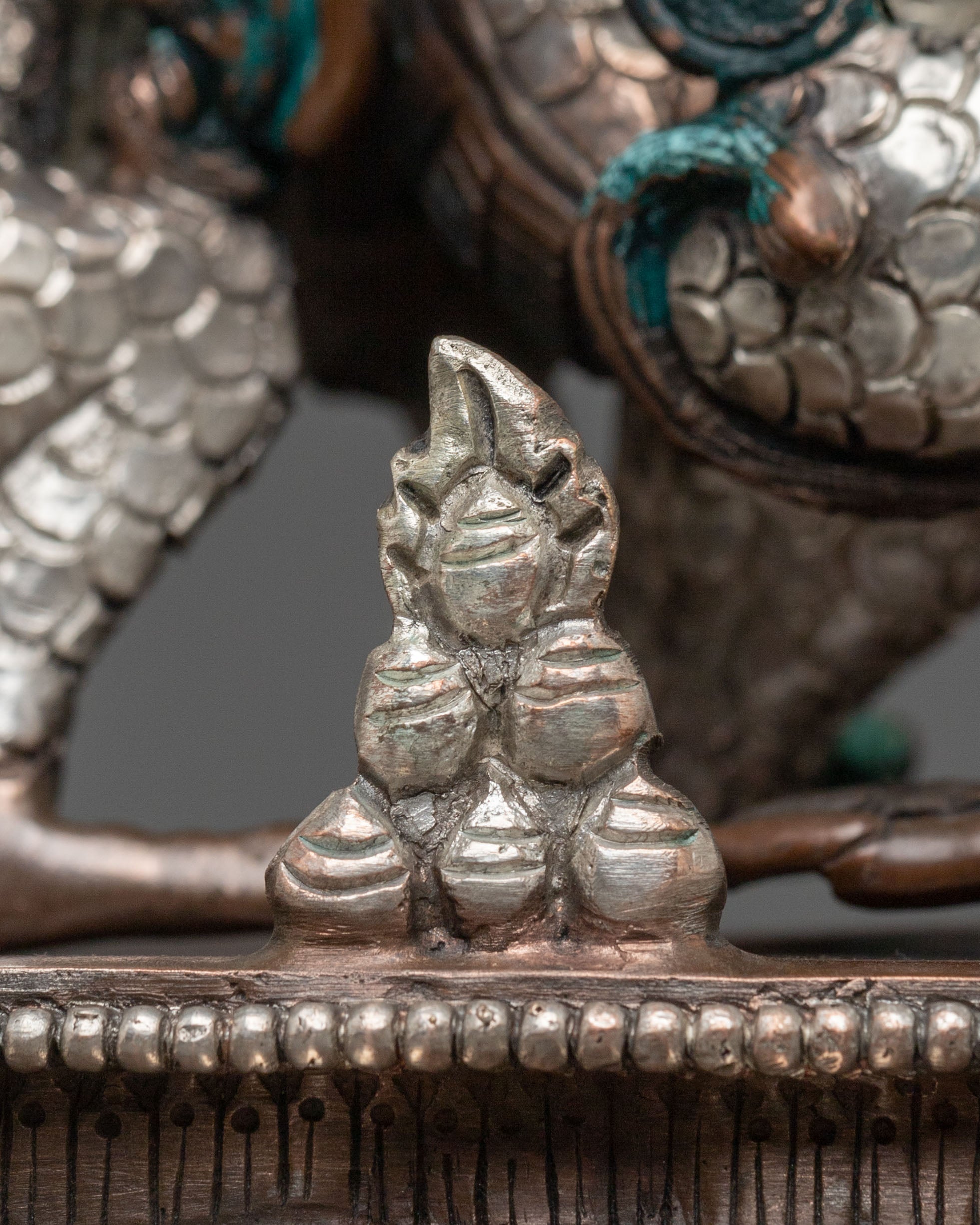 Sacred Statue of White Dzambhala: Deity of Wealth and Compassion