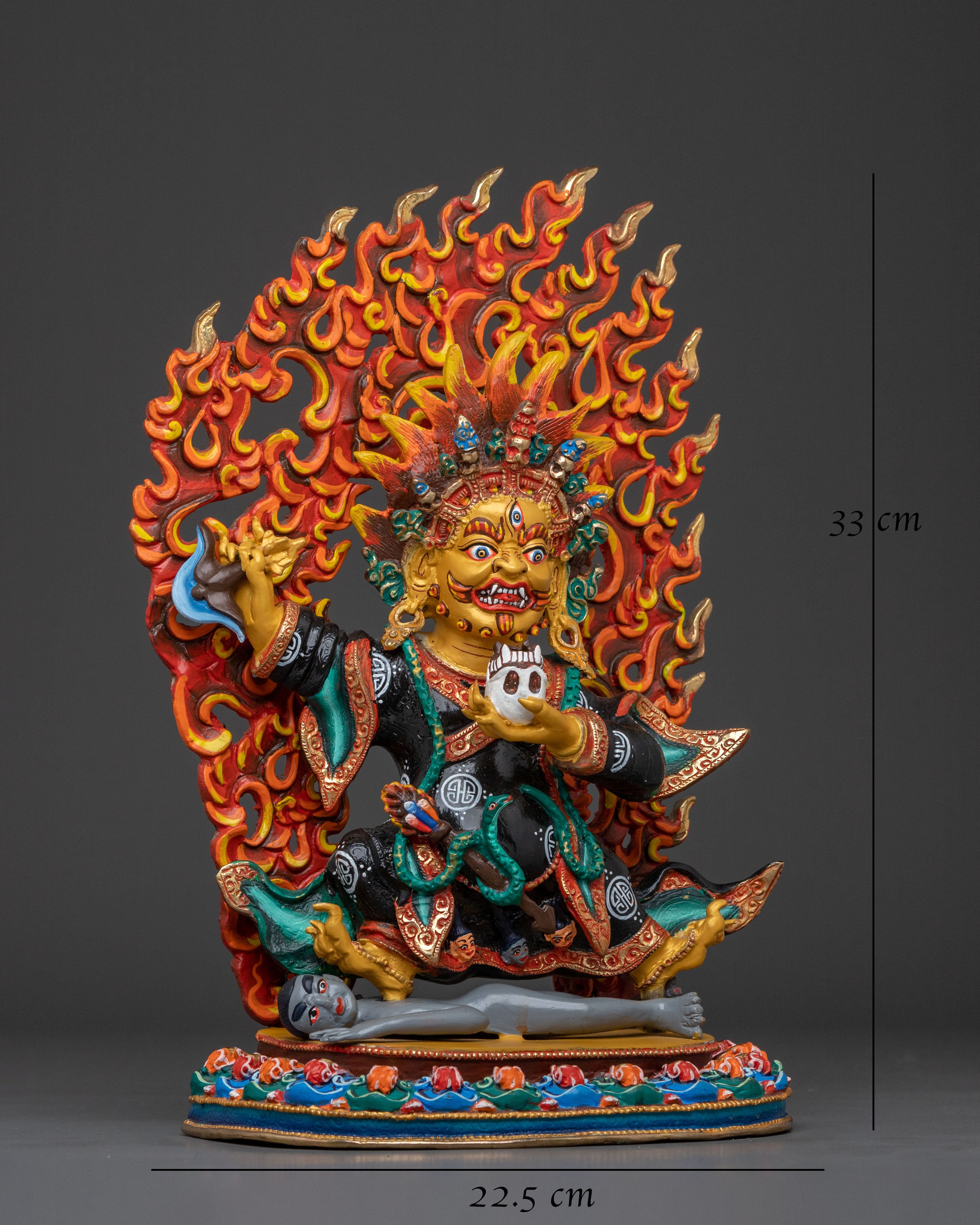 Sacred Mahakala Bernakchen Sculpture