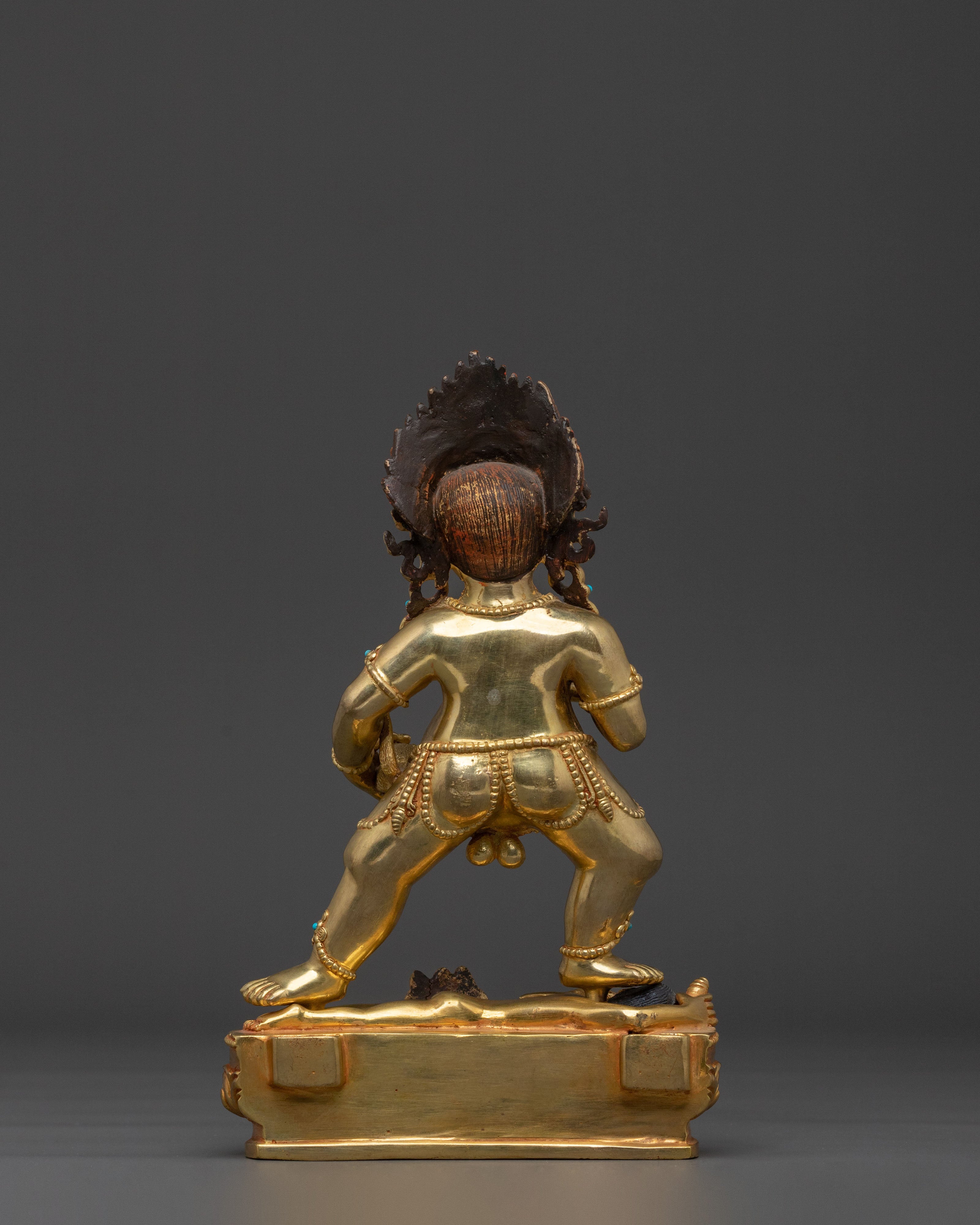 Black Dzambhala Statue | Buddhist Deity