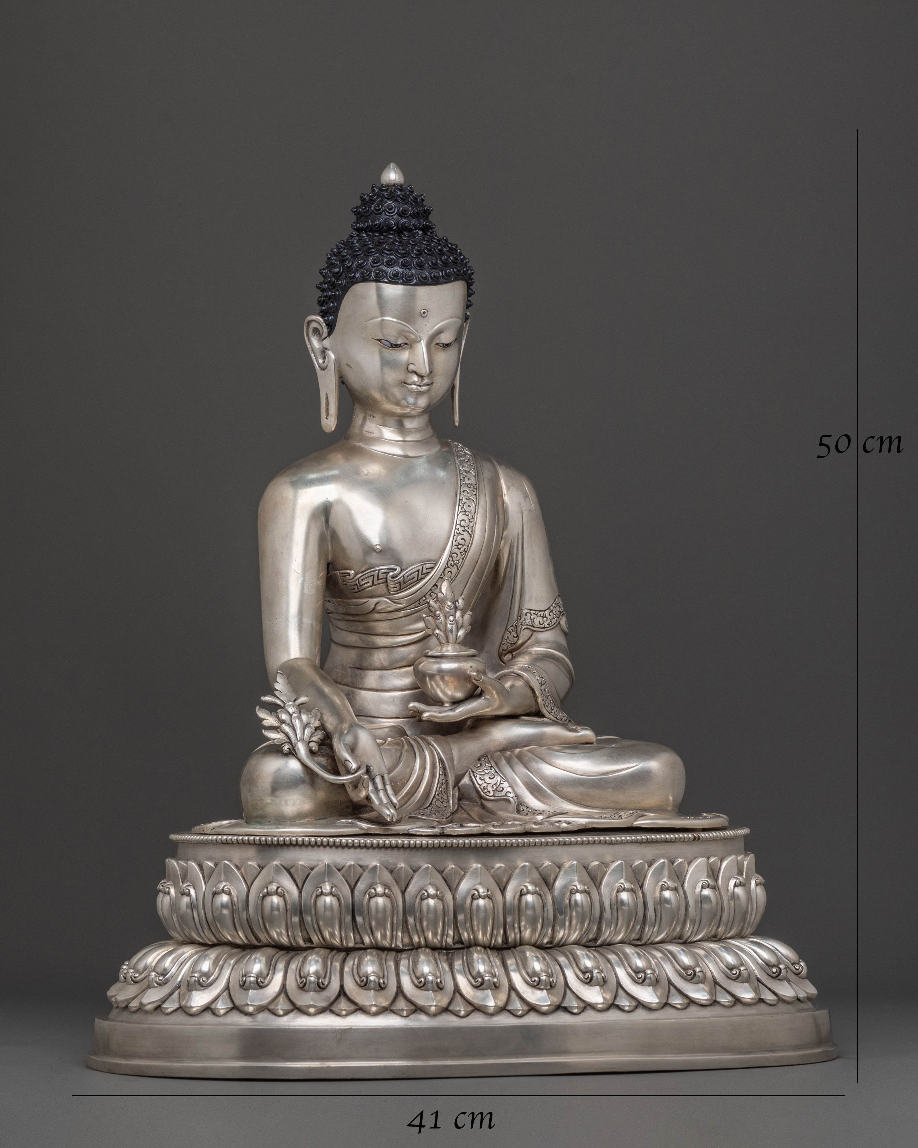 Medicine Buddha Spiritual Statue | Meditation Altar Decor