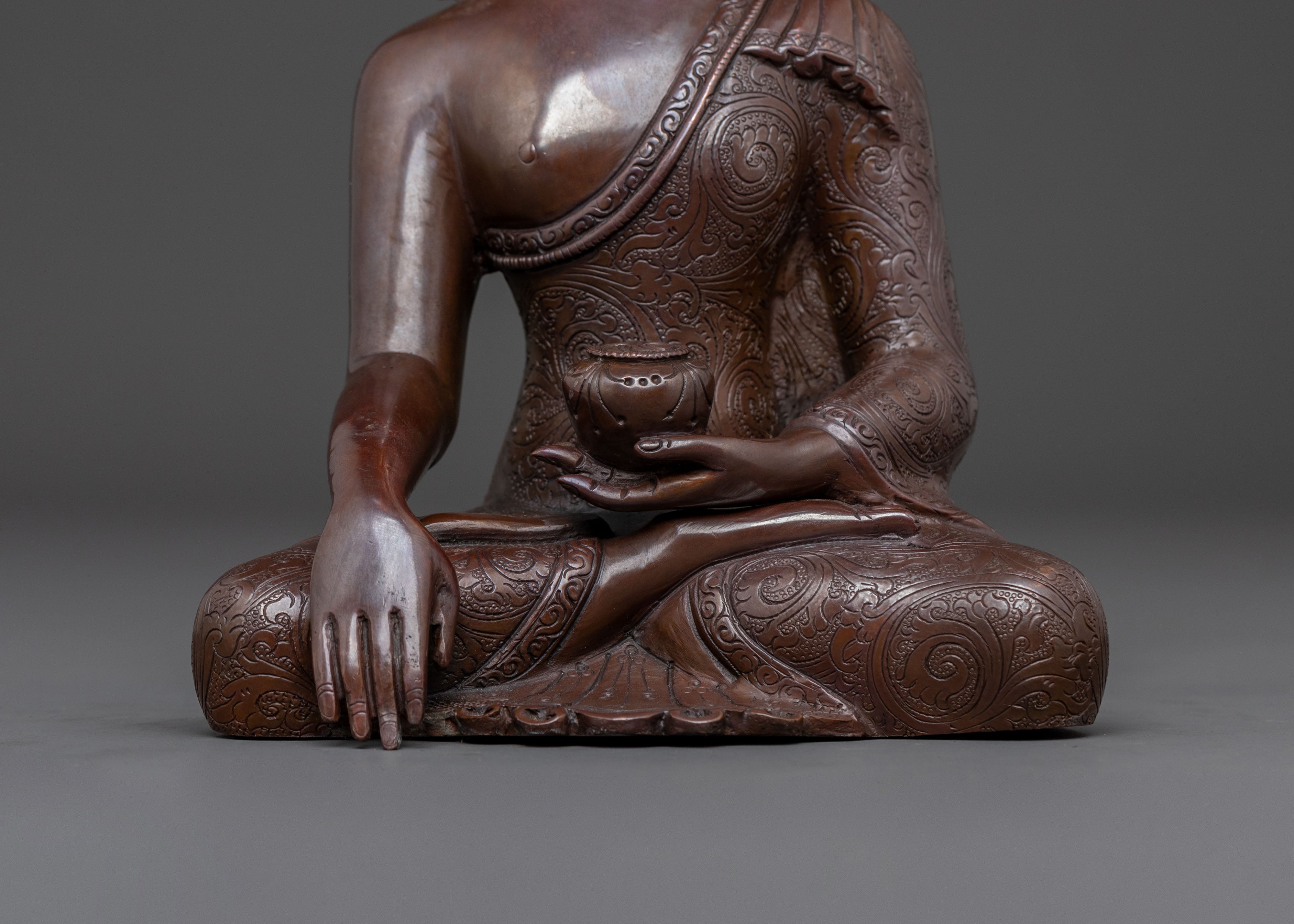 Shakyamuni Buddha Copper Statue of Enlightenment