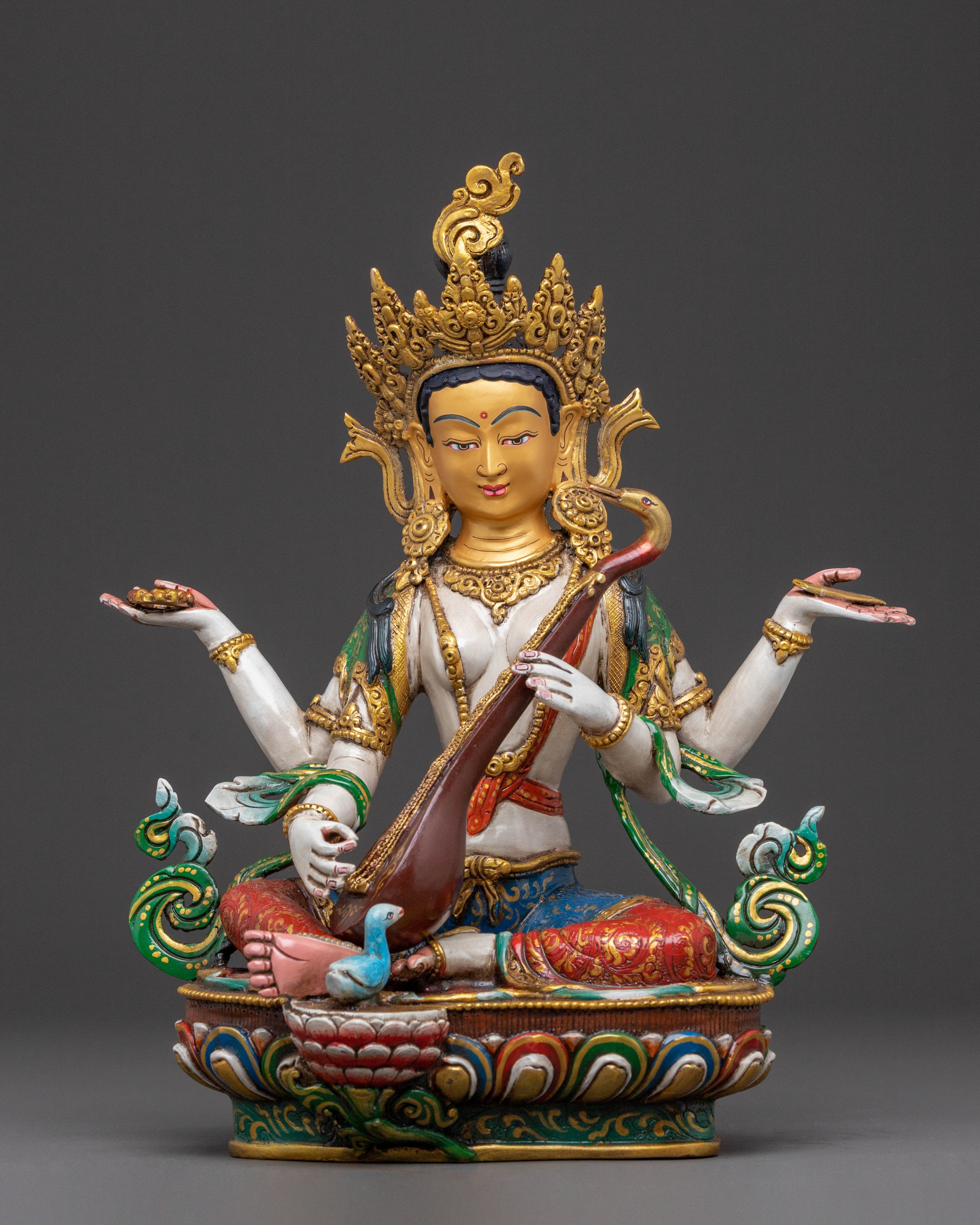 goddess Saraswati statue