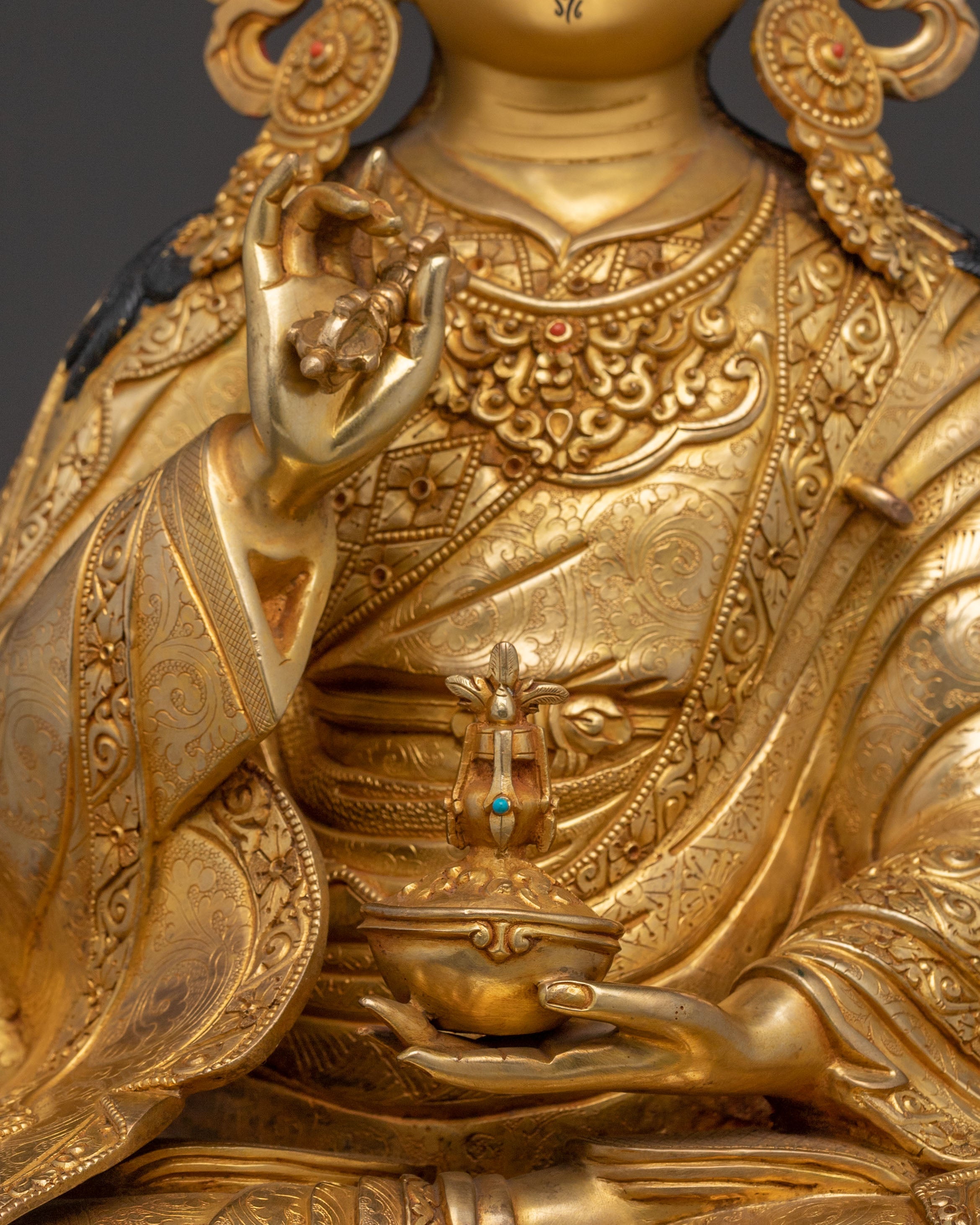 Handcrafted Guru Tsokye Dorje Sacred Statue