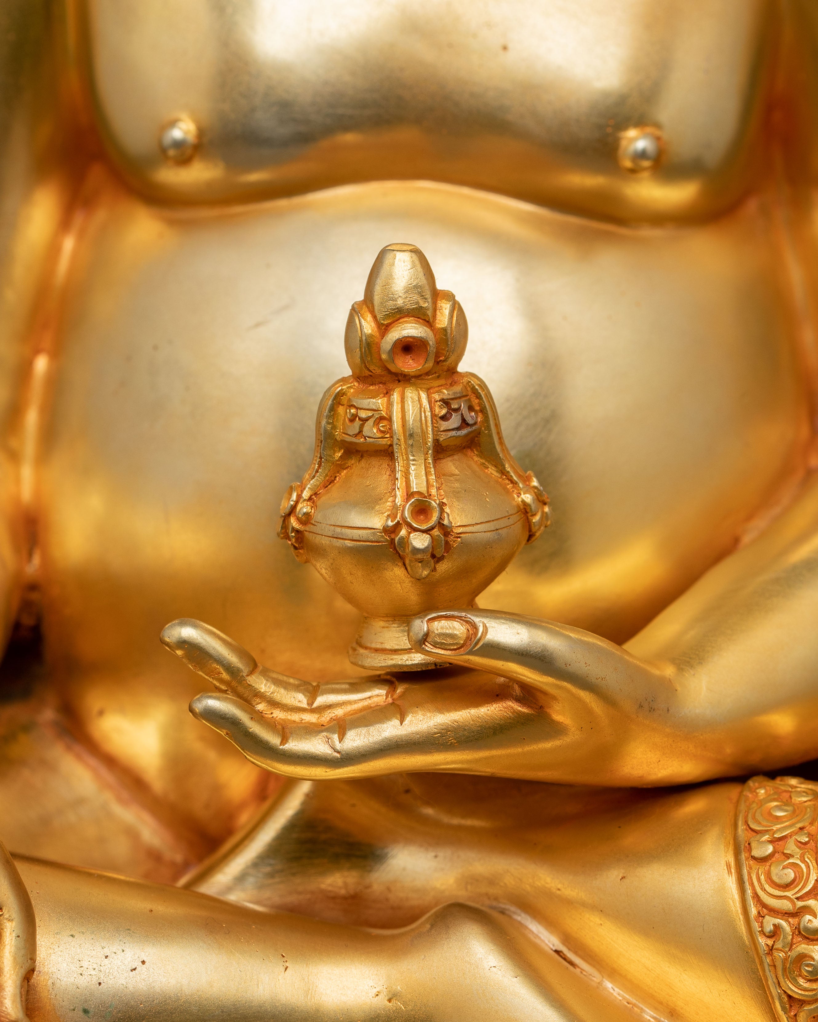 Thangtong Gyalpo Golden Statue | Iron Bridge Maker