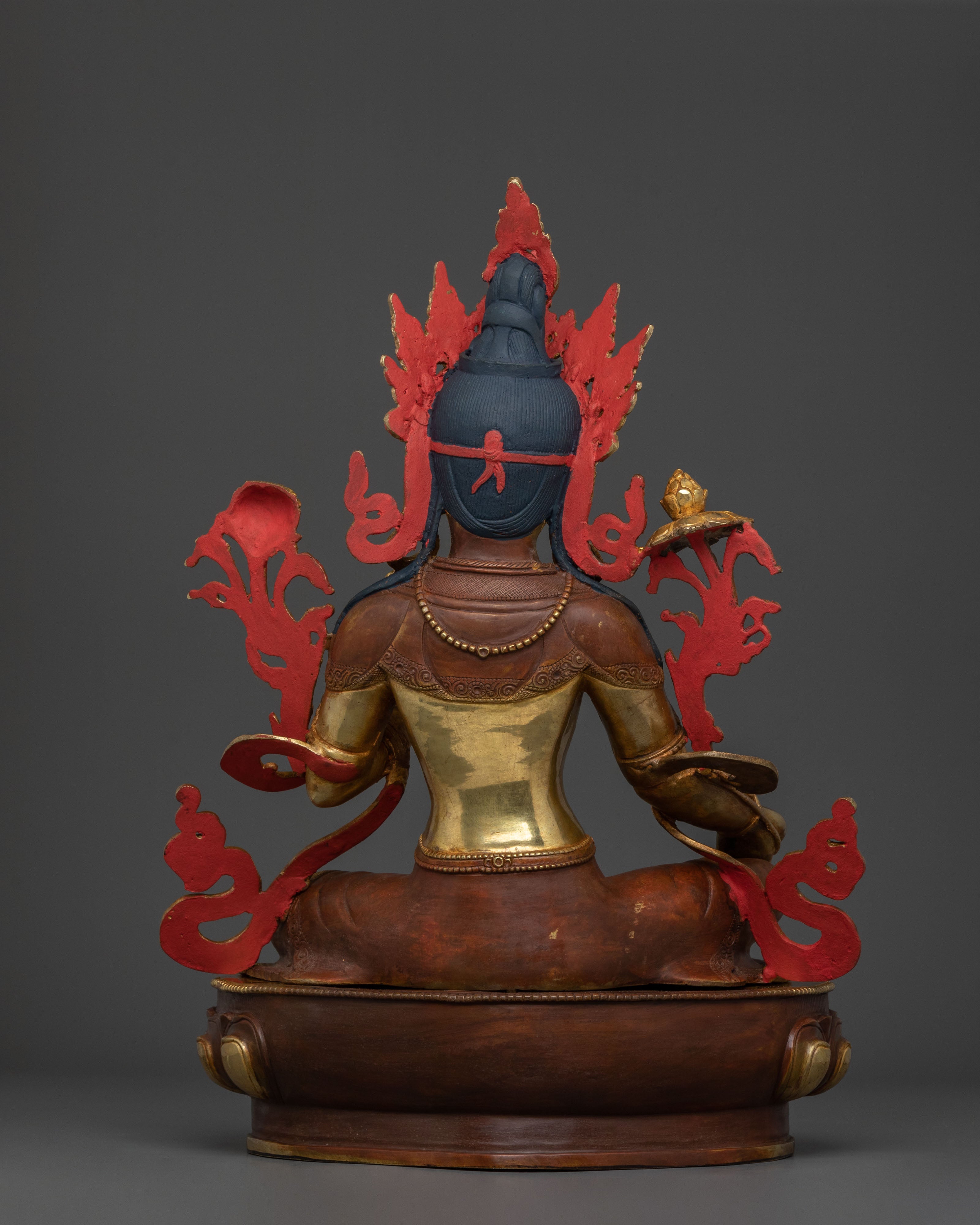 Green Tara Sculpture | Tibetan Buddhist Goddess