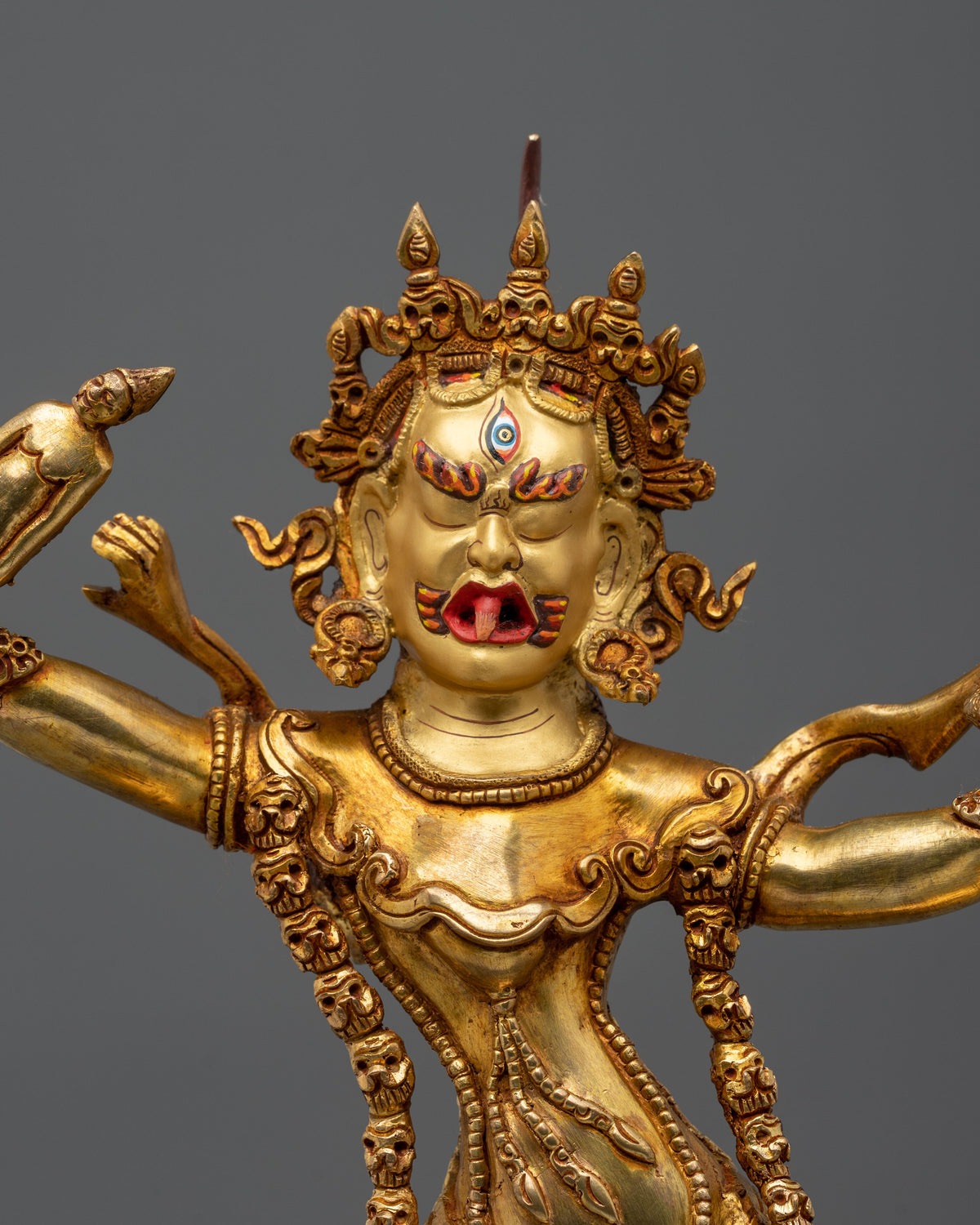 Ekajati Statue | Wrathful Buddhist Guardian