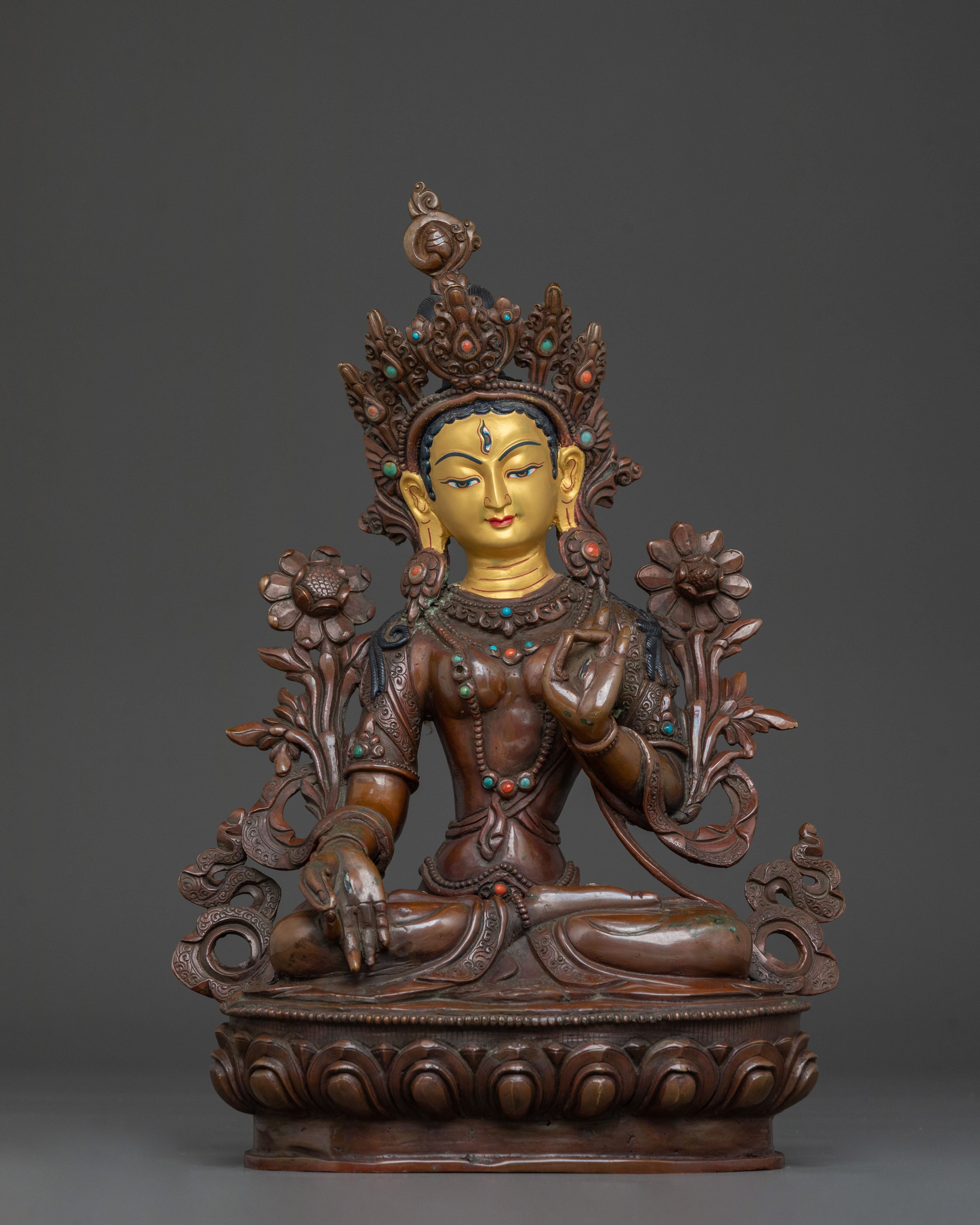 White Tara Statue 