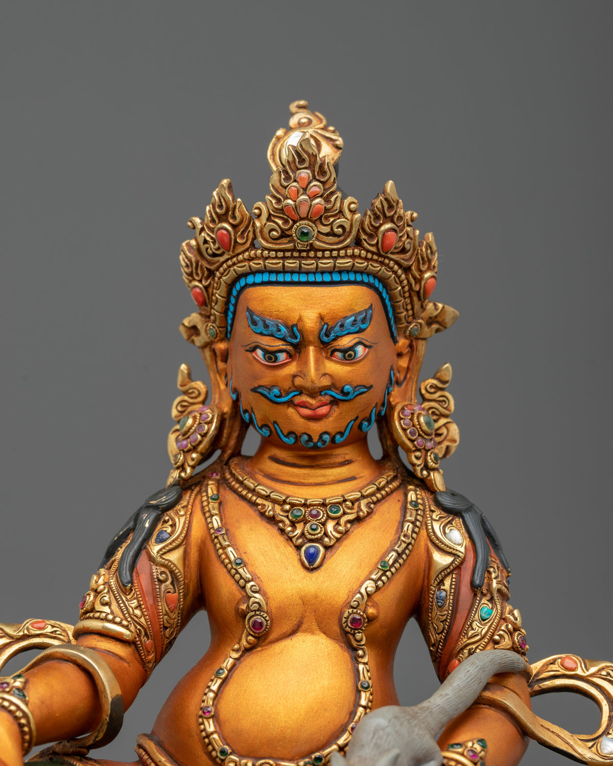 Jambhala Divine Sculpture | Tibetan Wealth God